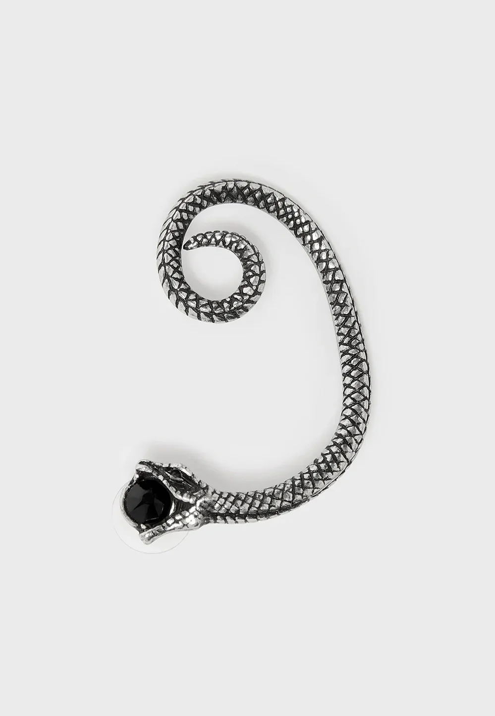 Killstar - Snake Venom Ear Climber Silver - Earrings - Image 2