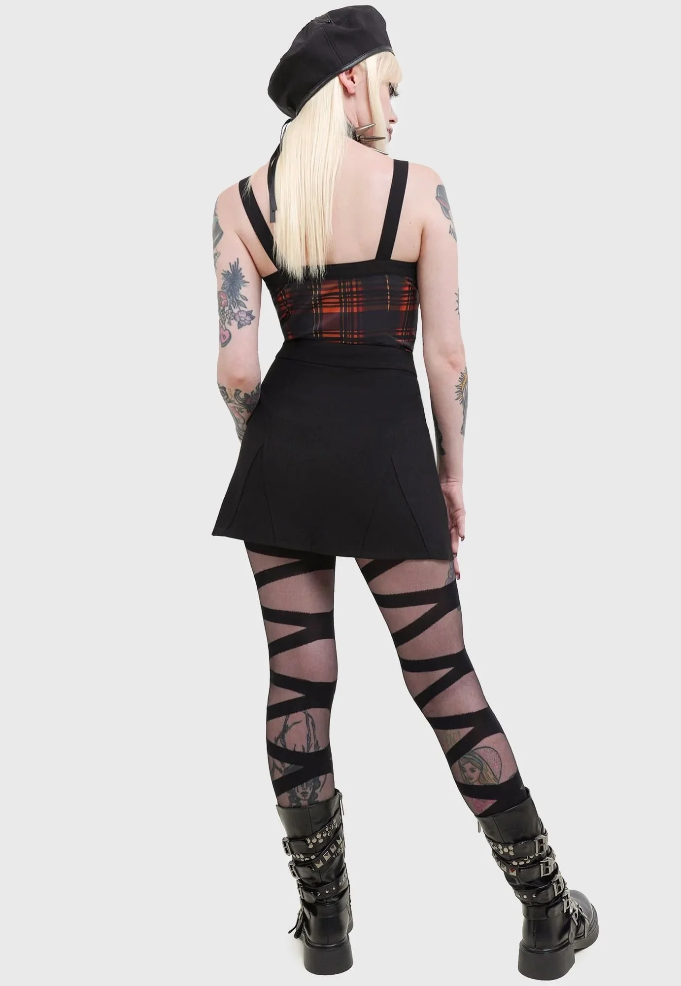 Killstar - Wrong Way Home Black - Skirt - Image 5