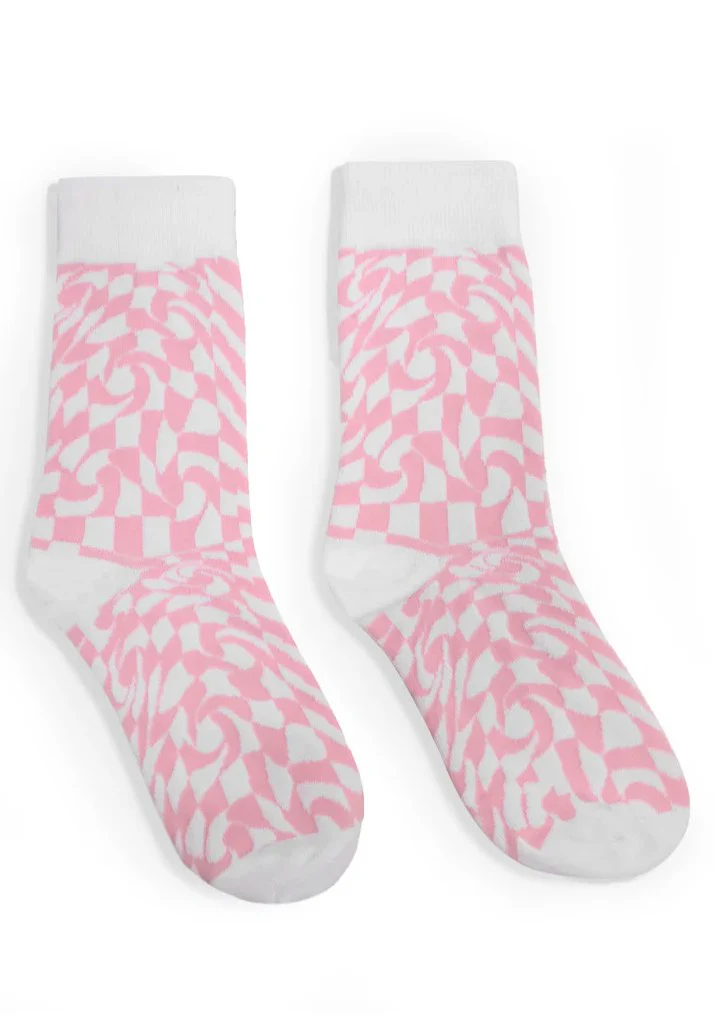 Koi Footwear - Check Mate Pink - Socks