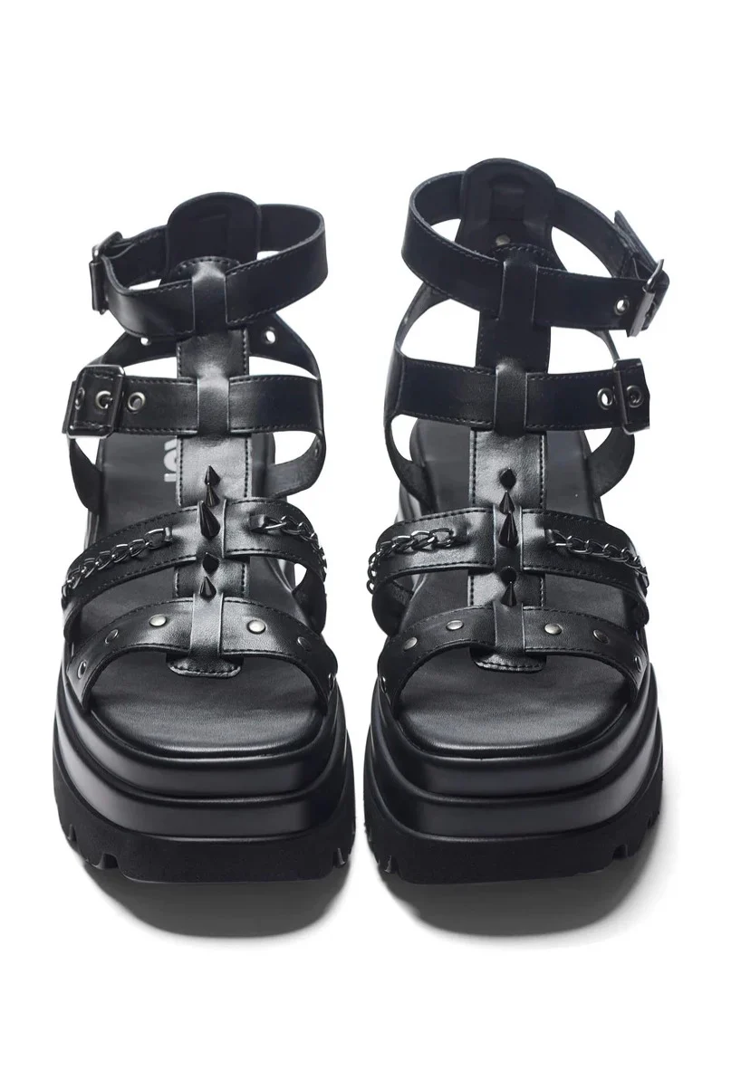Koi Footwear - The Divine Destruction Spiked Chunky - Girl Sandals - Image 5