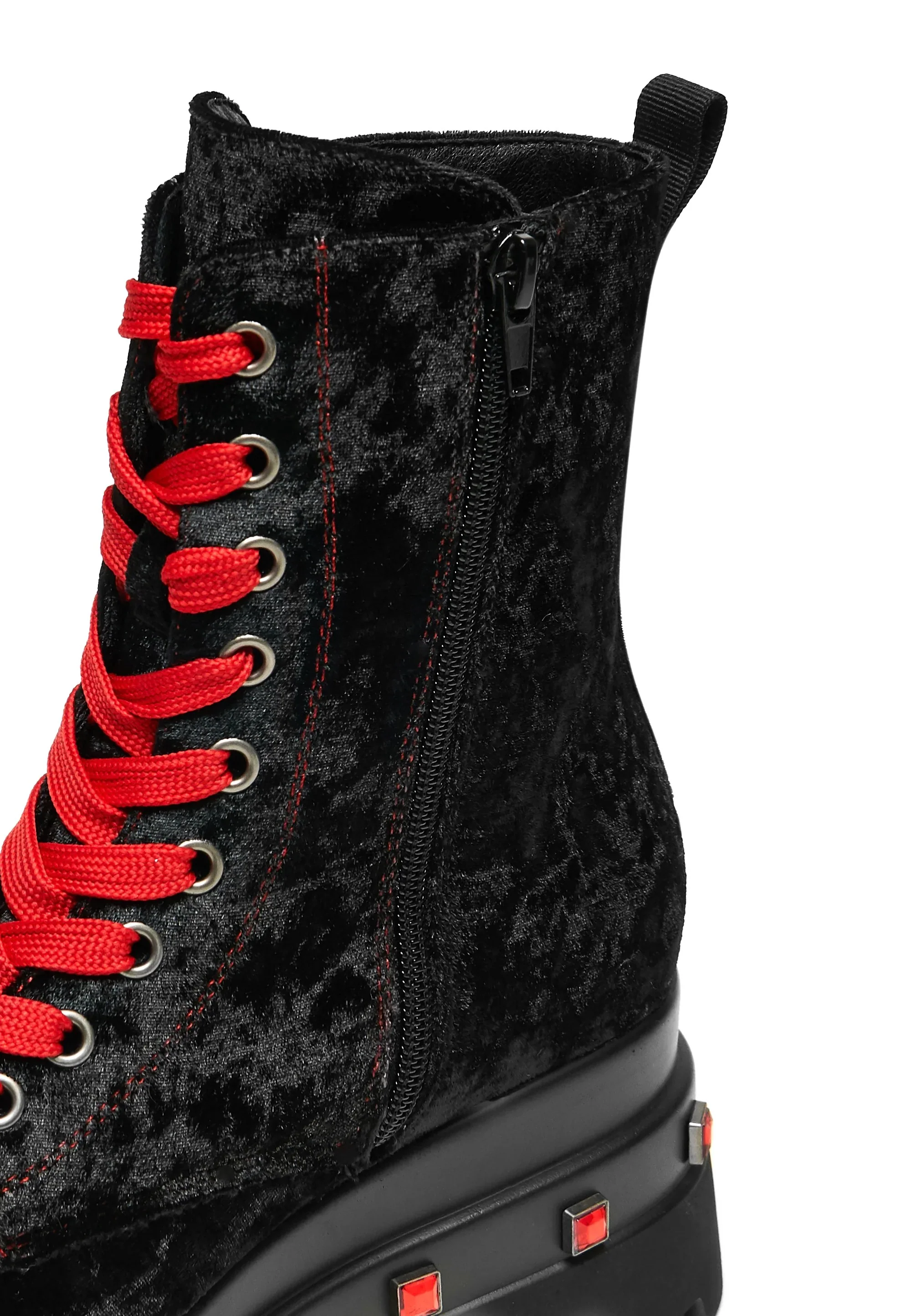 Koi Footwear x Twilight - Volterra Velvet Crow Platform Black - Girl Shoes - Image 5