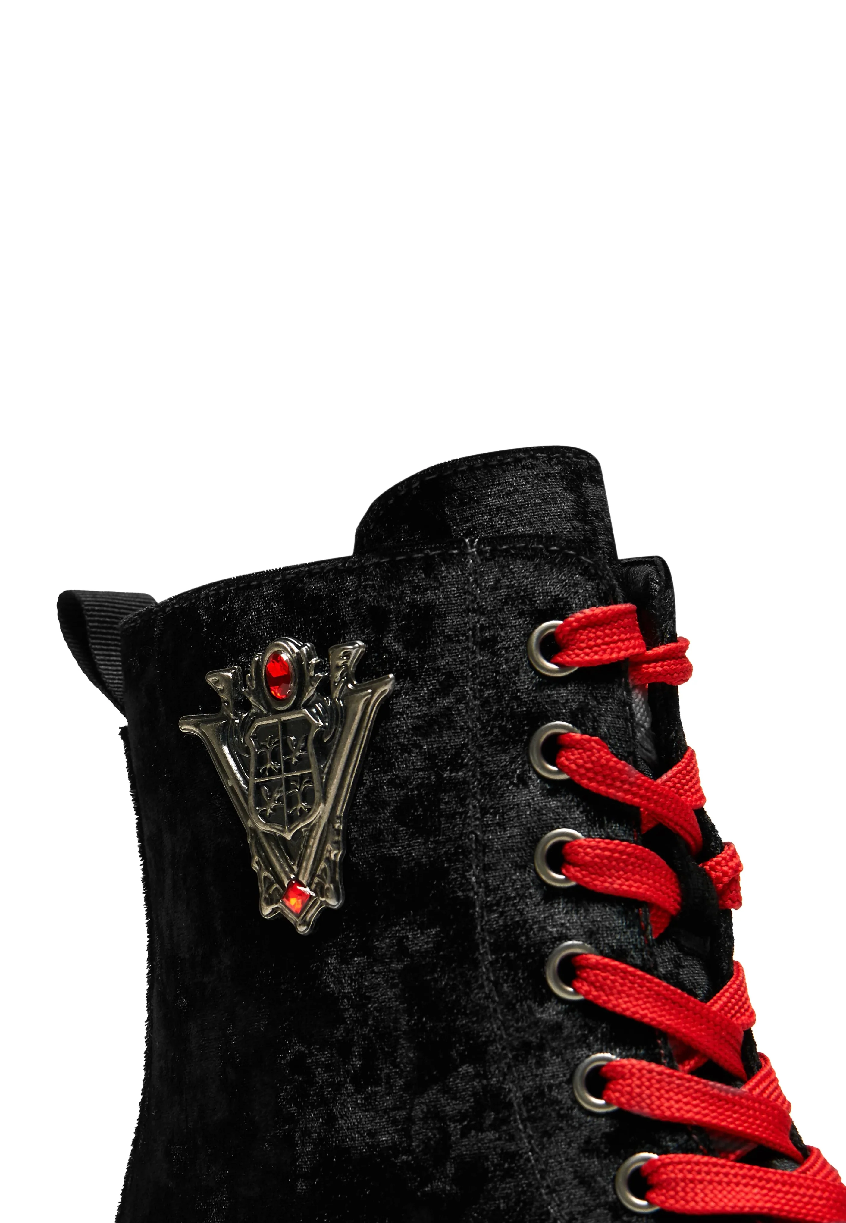 Koi Footwear x Twilight - Volterra Velvet Crow Platform Black - Girl Shoes - Image 6