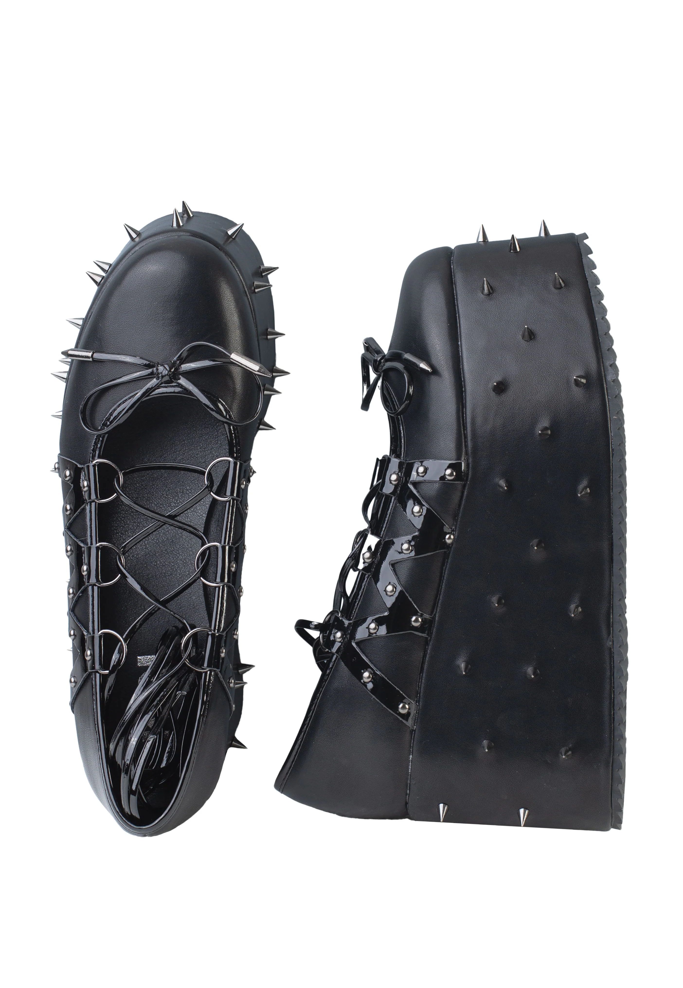 Koi Footwear - Zorina Lace Up Platform Ballet - Girl Shoes - Image 2