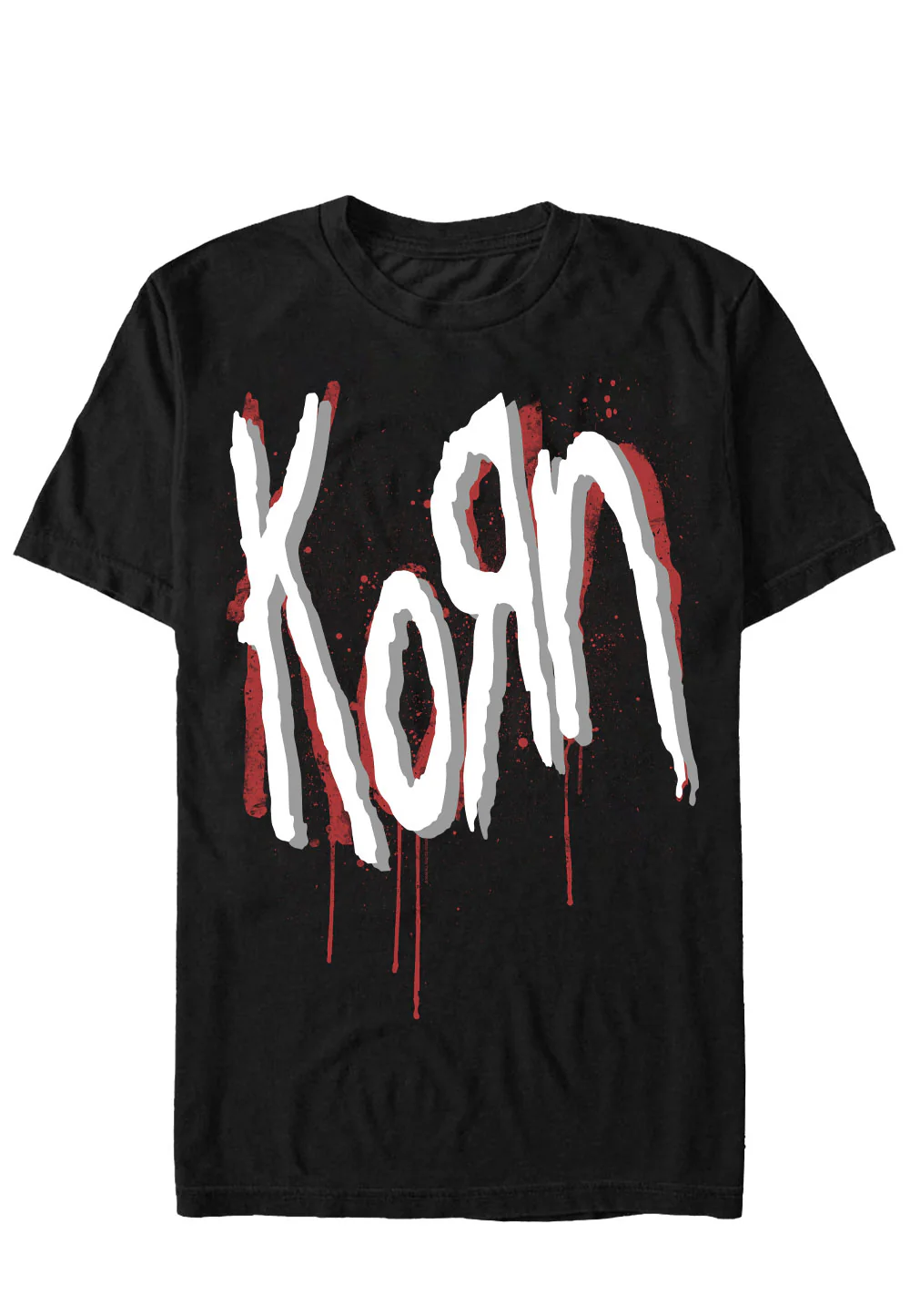 Korn - Dripping Logo - T-Shirt - Image 3