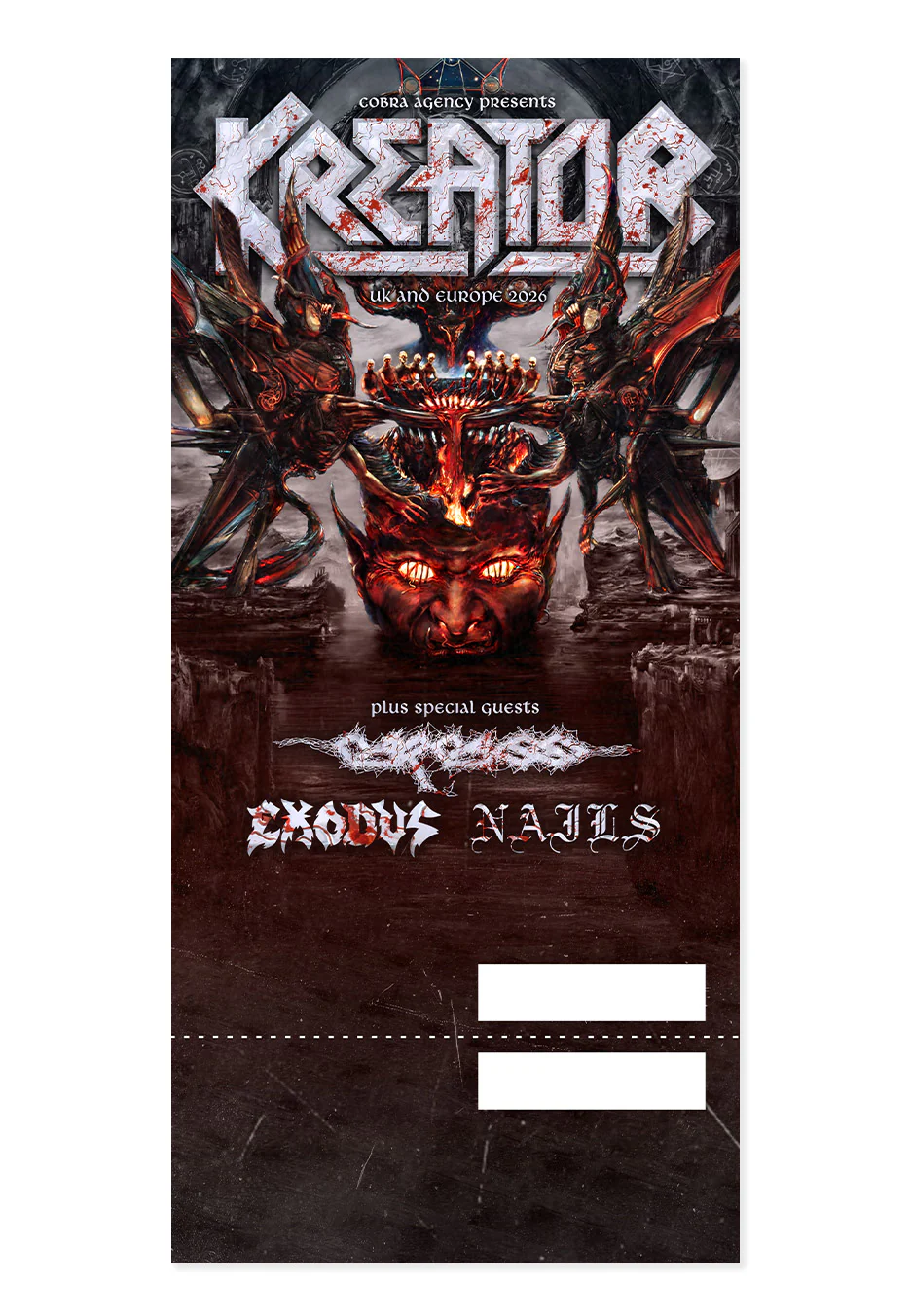 Kreator - Krushers Of The World Ticket Bundle + Digi CD - Image 2