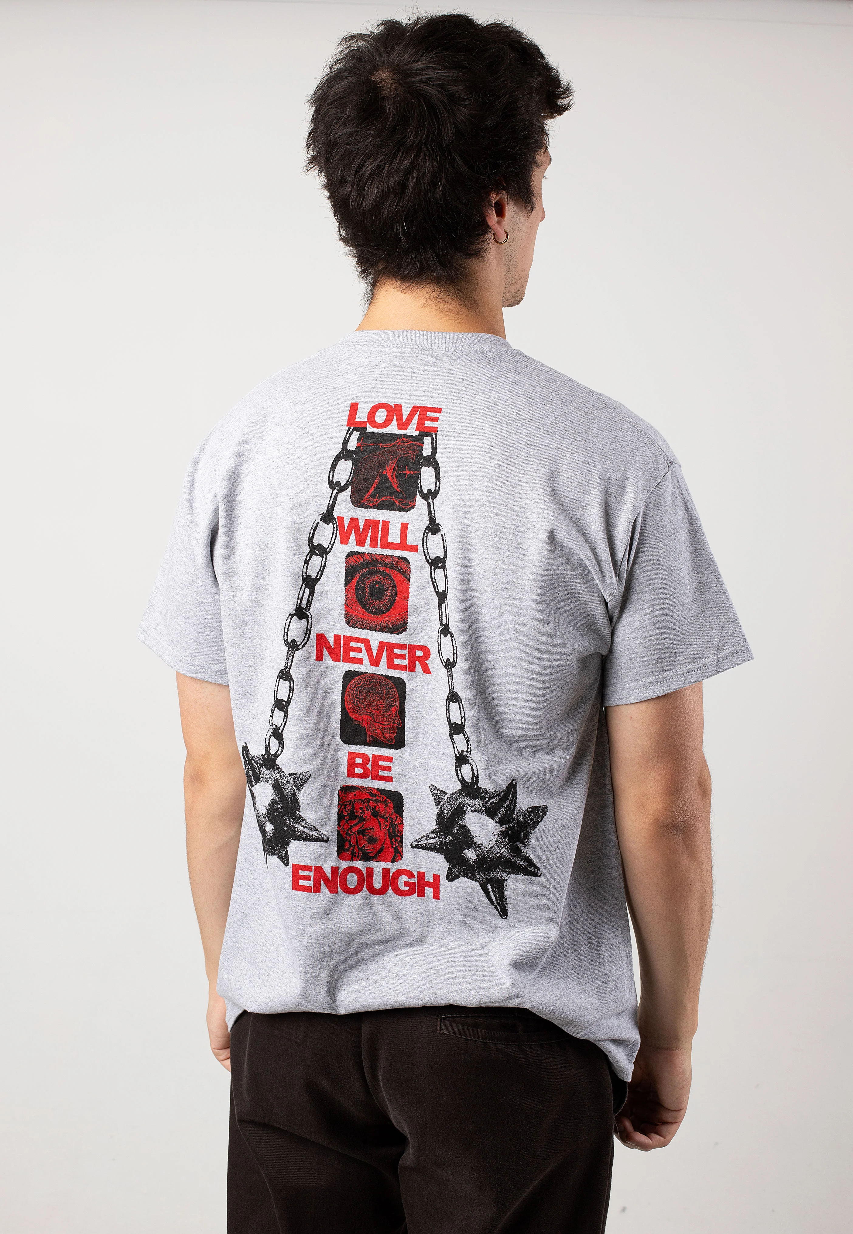 Kublai Khan - Never Enough Sportsgrey - T-Shirt - Image 4
