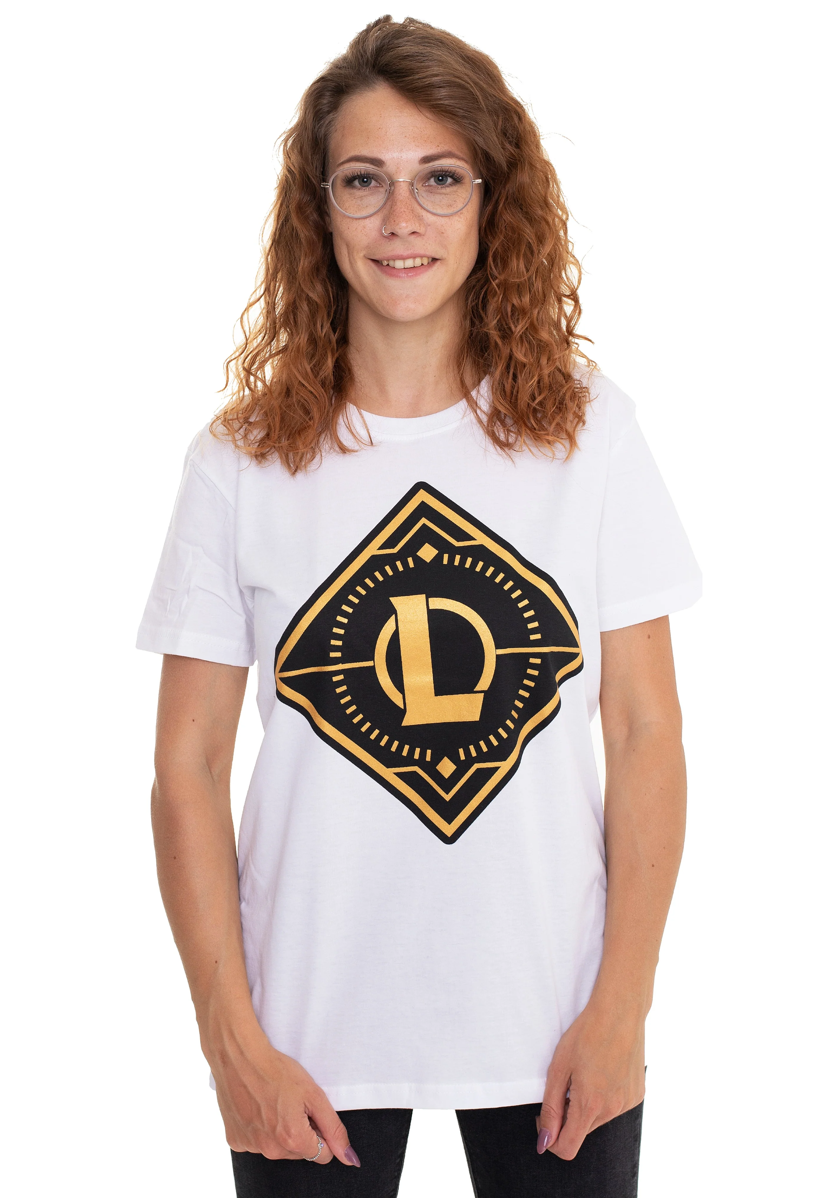 League Of Legends - Gold Logo White - T-Shirt - Image 5