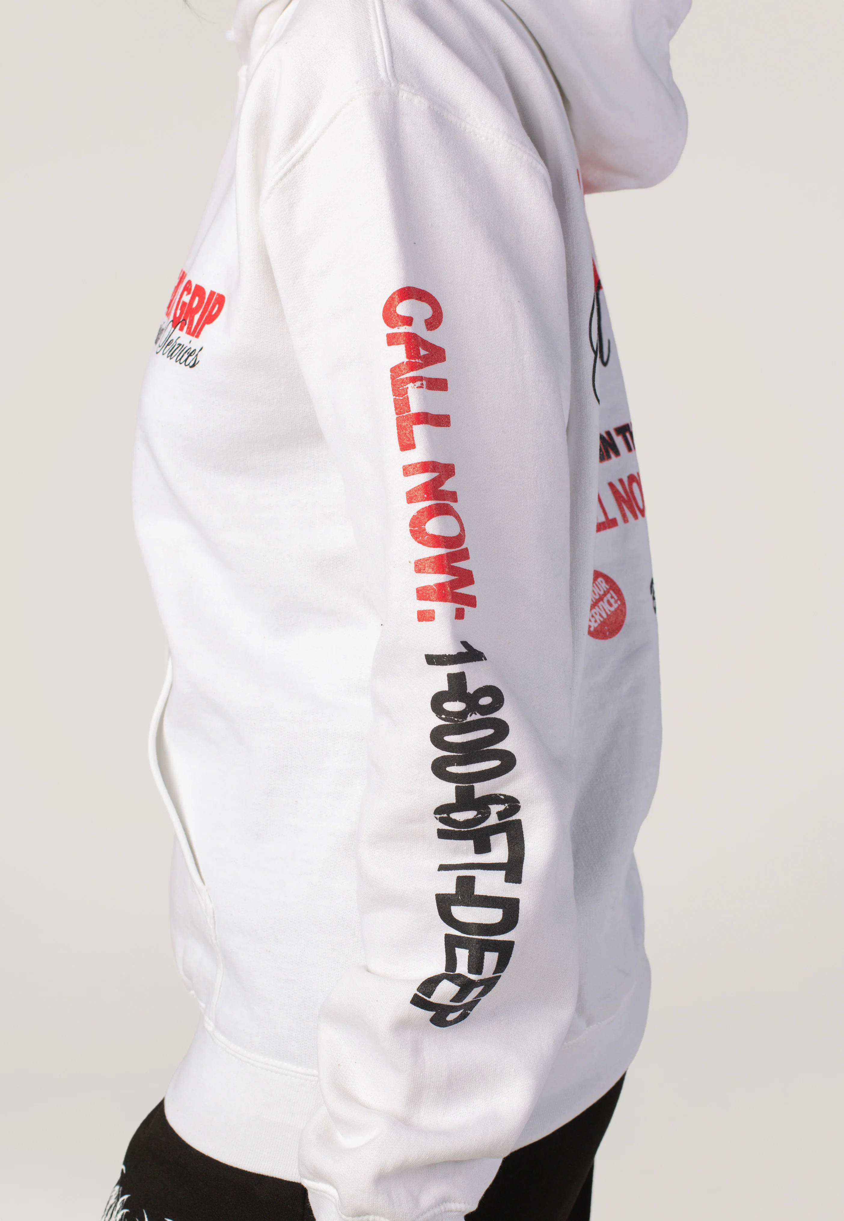 Lionheart - Death Grip White - Hoodie - Image 8