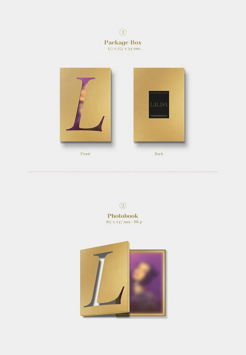 Lisa - Lalisa (1st Single Album) - CD - Image 3