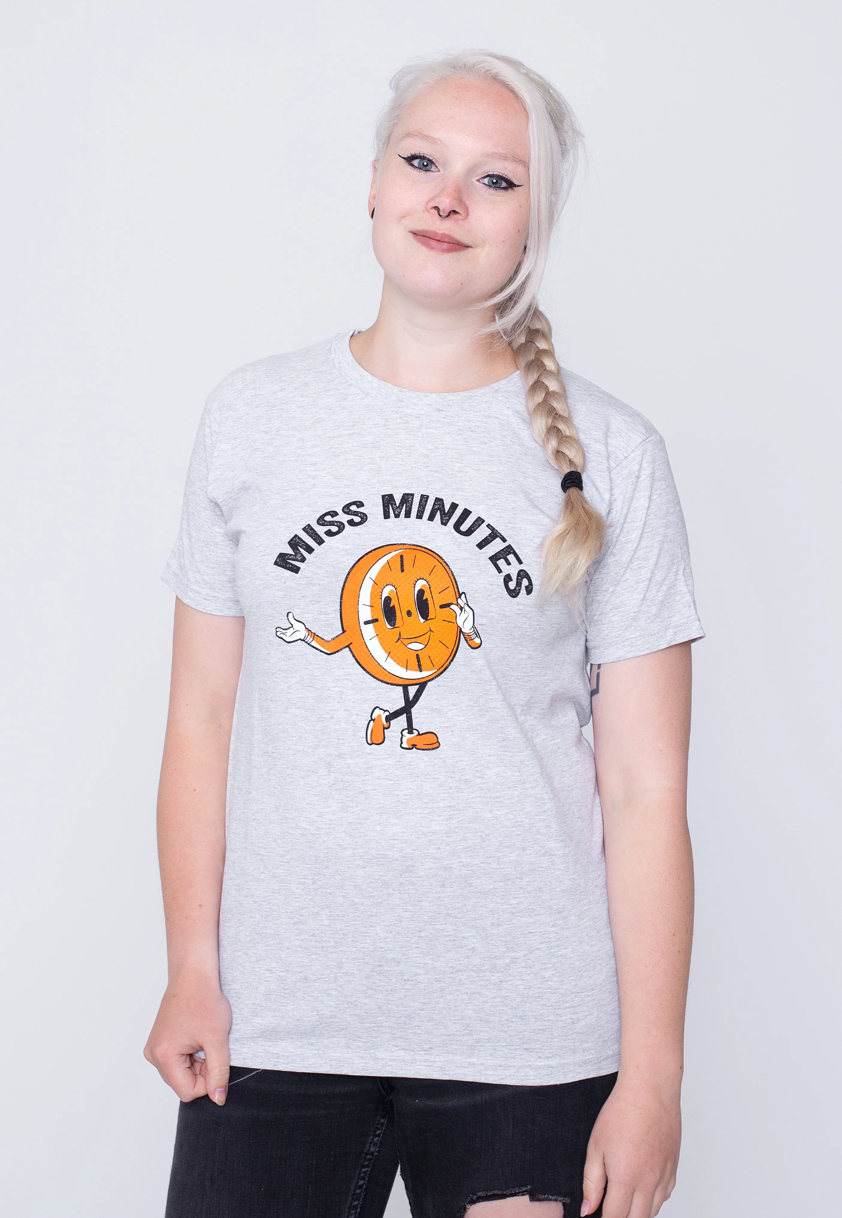Loki - Miss Minutes Grey - T-Shirt - Image 5
