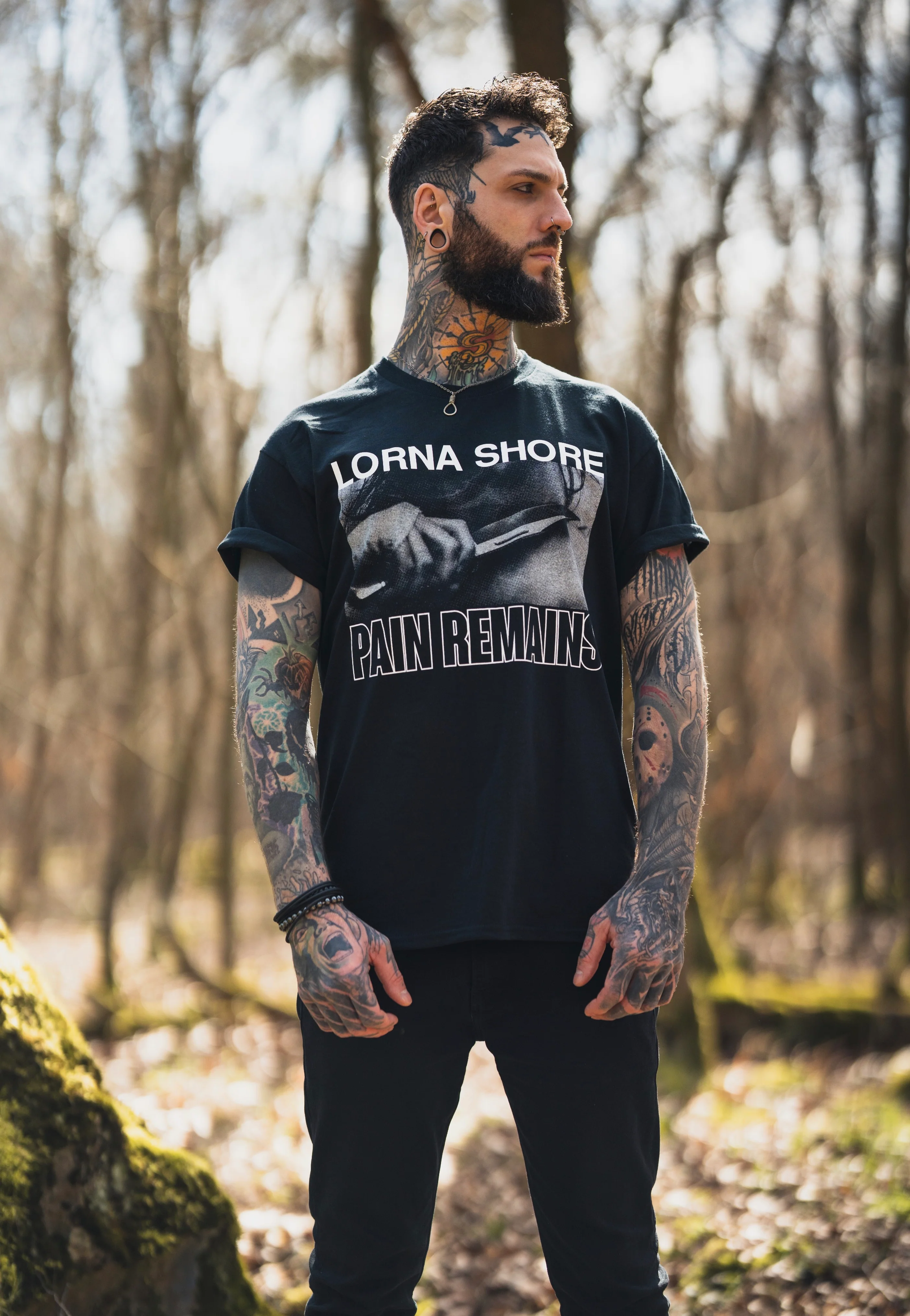 Lorna Shore - Pain Remains Cover - T-Shirt - Image 3