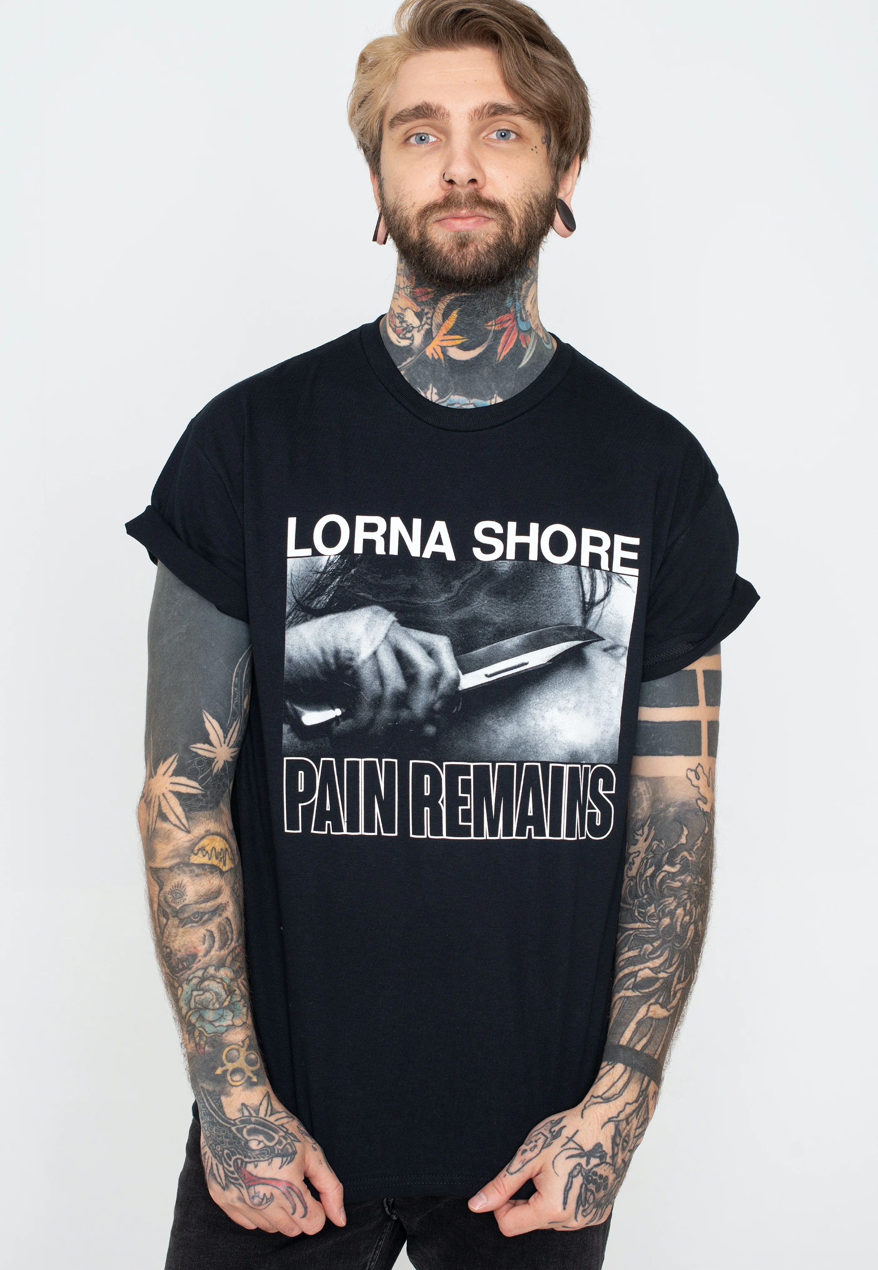 Lorna Shore - Pain Remains Cover - T-Shirt - Image 4
