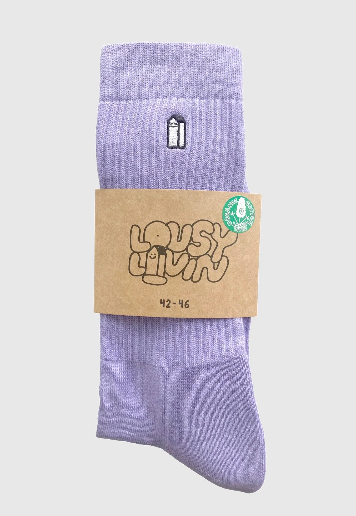 Lousy Livin - Street Court Lavender - Socks - Image 2