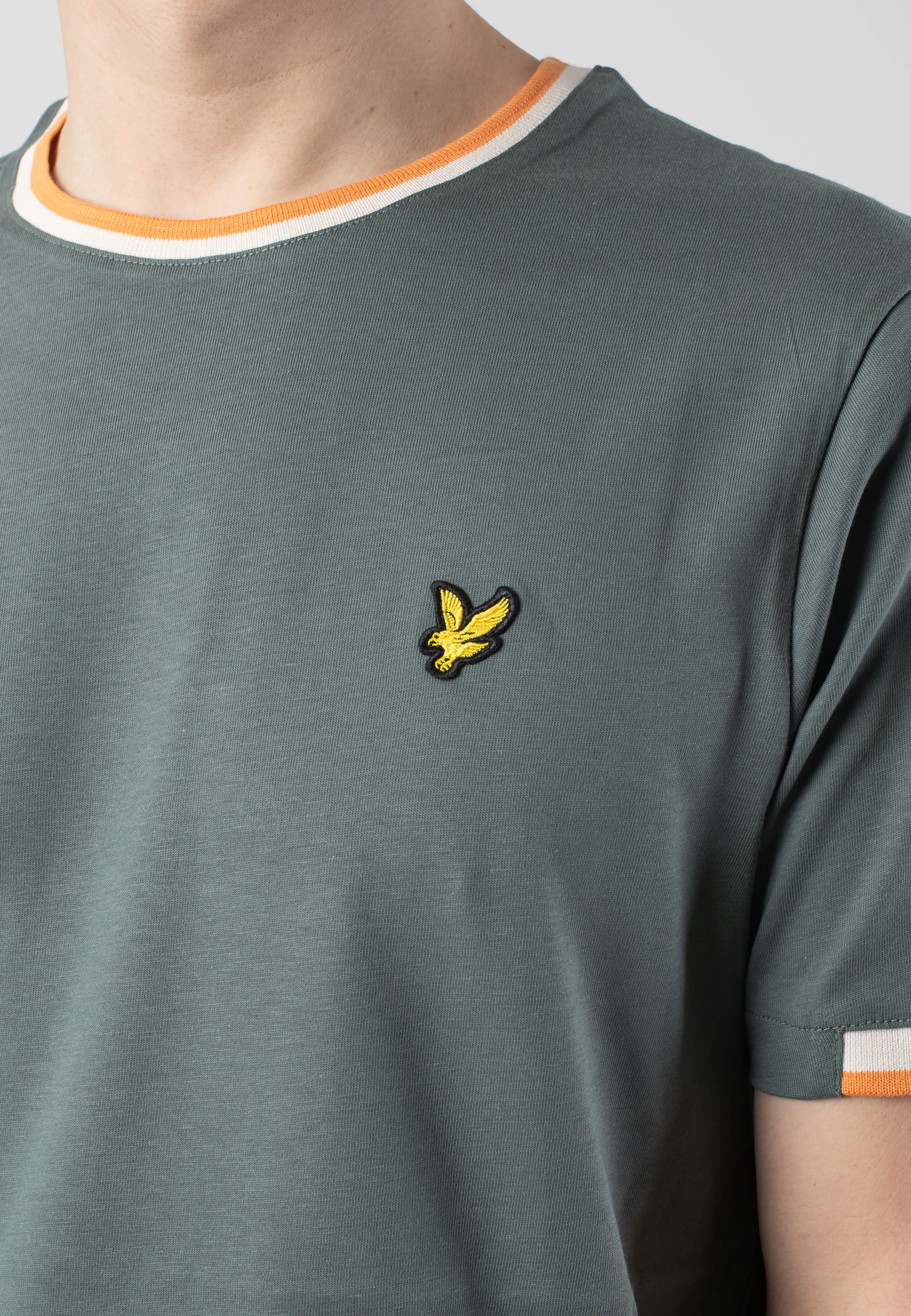 Lyle & Scott - Half Tipped Green Mercurial - T-Shirt - Image 3