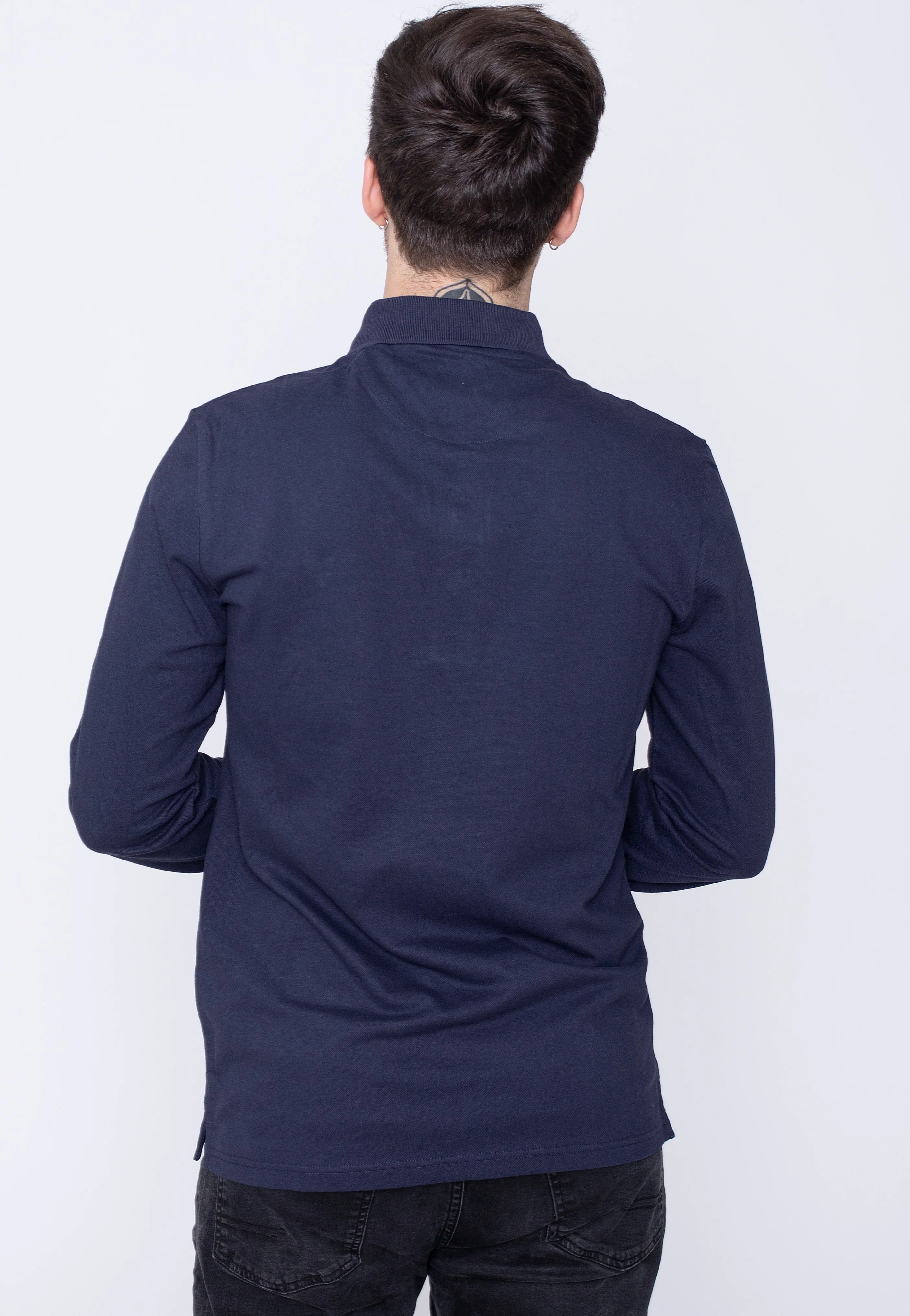 Lyle & Scott - Polo Navy - Longsleeve - Image 4