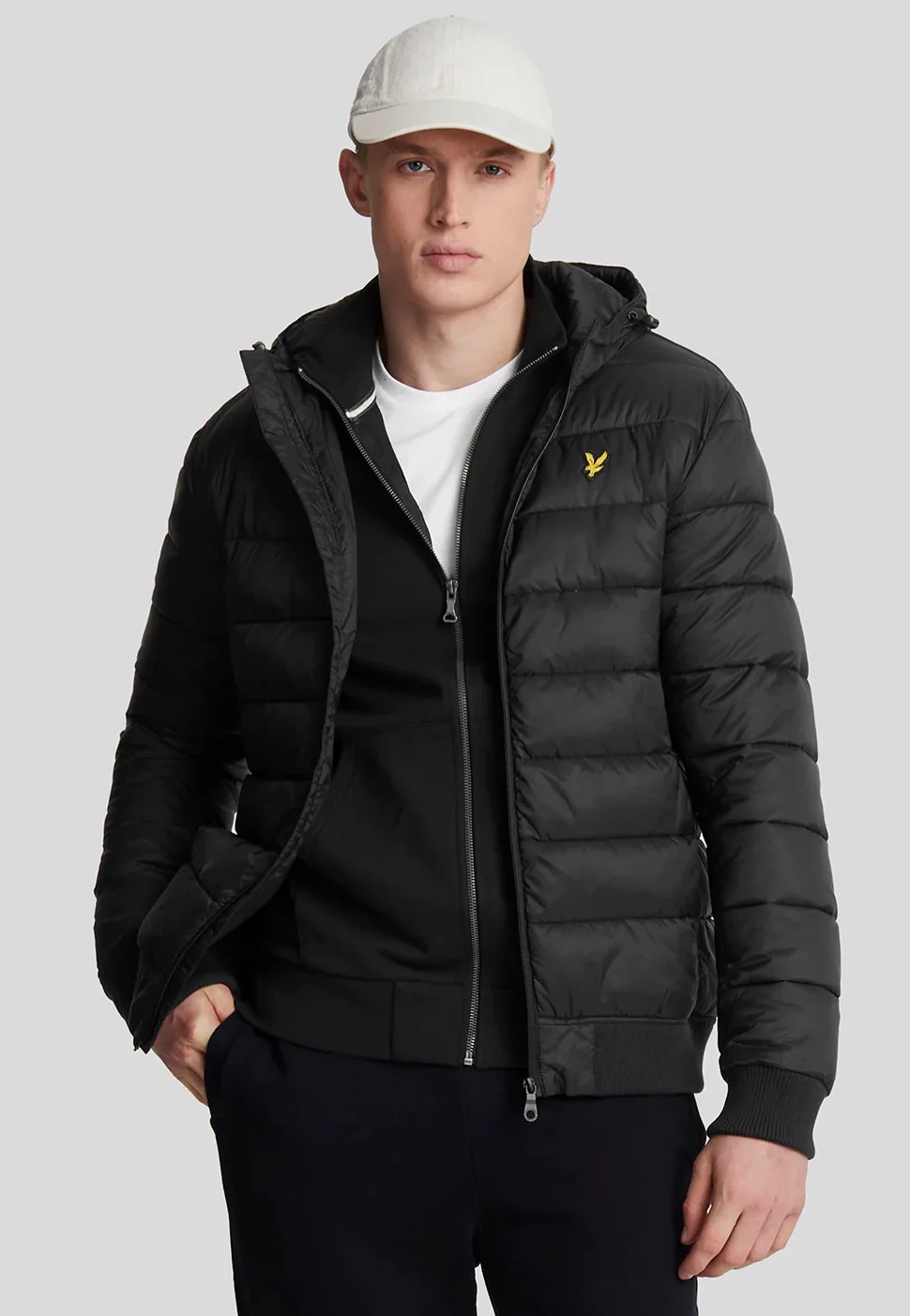 Lyle & Scott - Wadded Jet Black - Jacket - Image 2