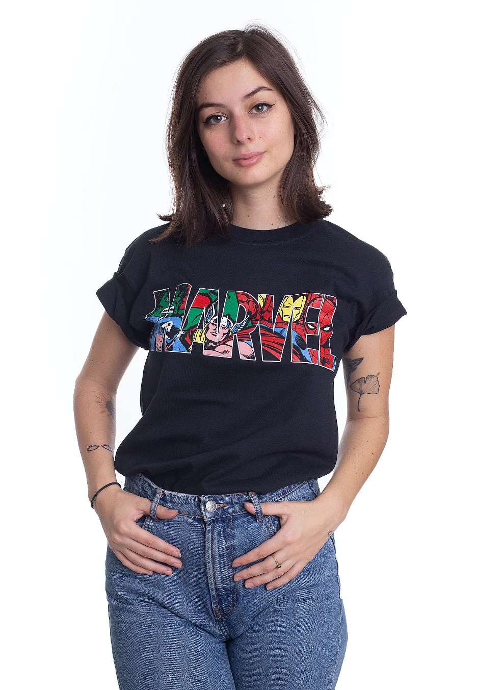 Marvel Comics - Logo Character Infill - T-Shirt - Image 5