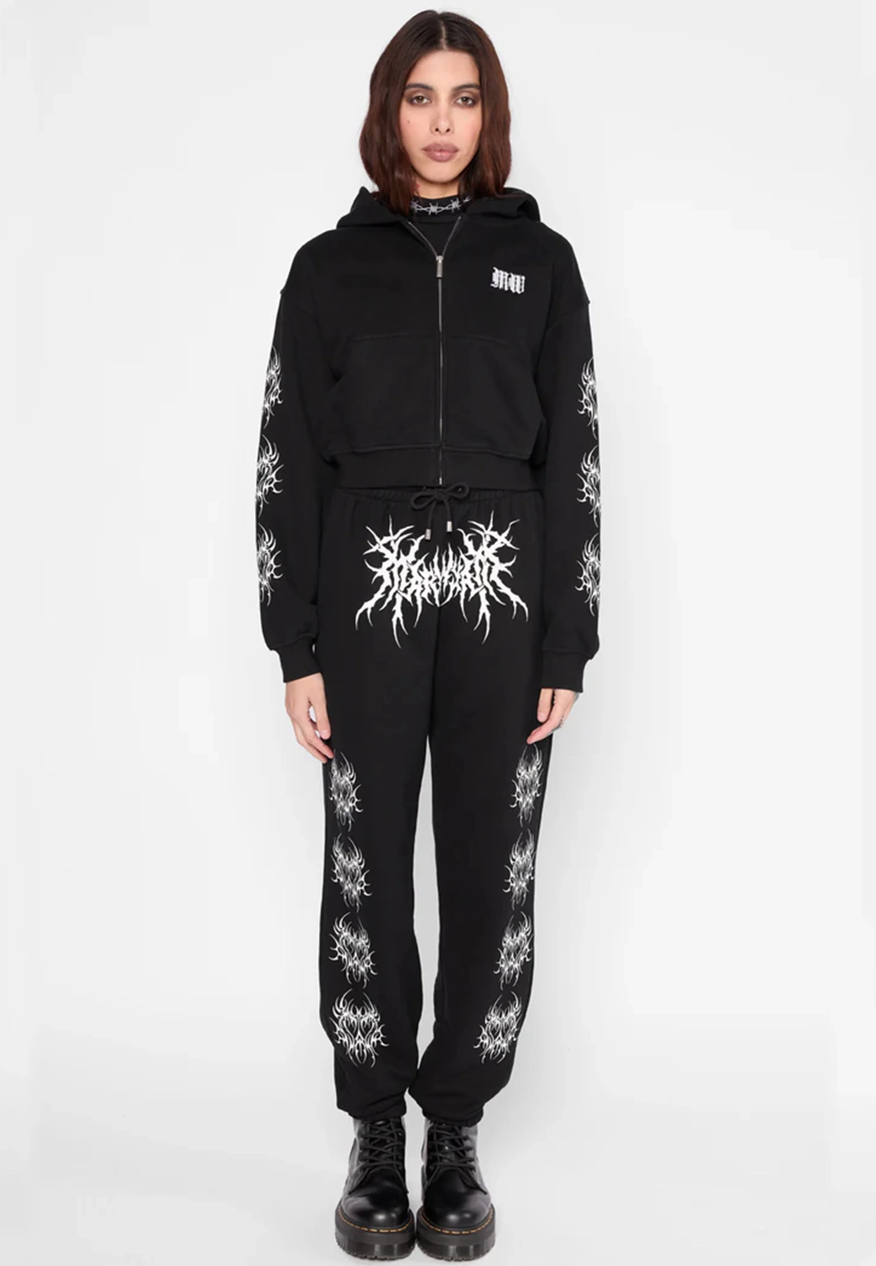 Mary Wyatt - Nephilim Cropped Black - Zipper - Image 5