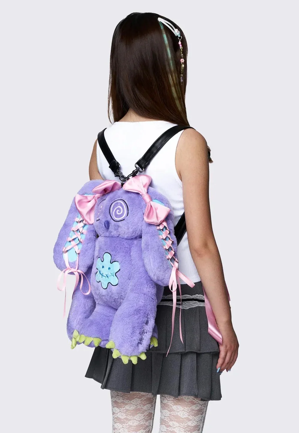Minga London x Ema Gaspar - Bunny Plush - Backpack - Image 4
