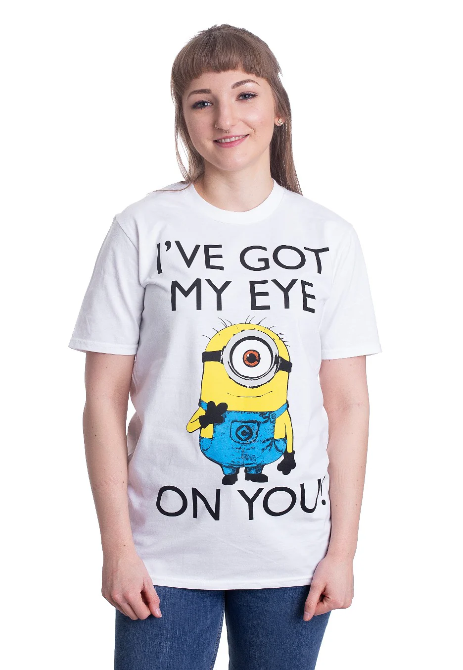 Minions - I Got My Eye On You White - T-Shirt - Image 7