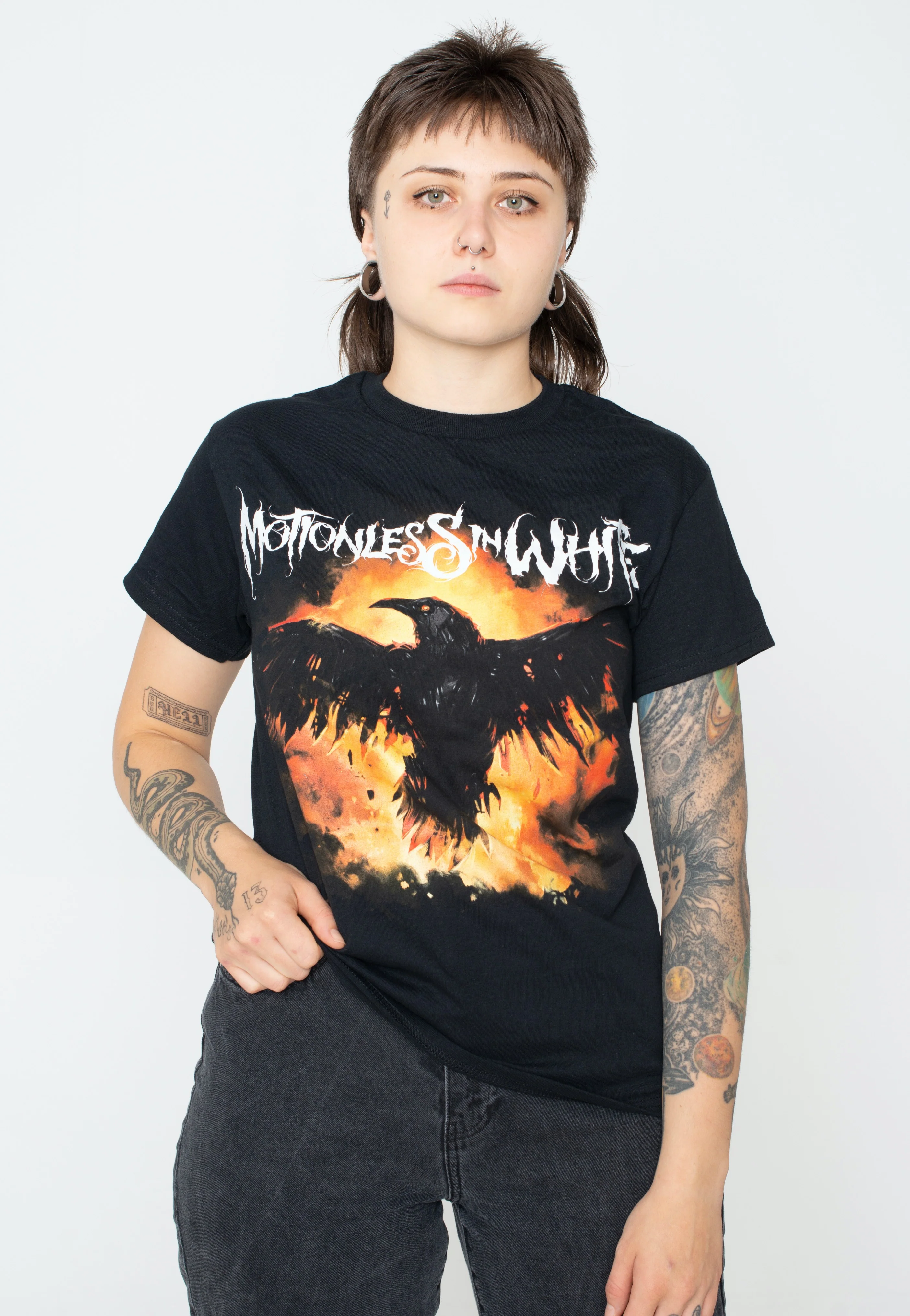 Motionless In White - Burning Crow - T-Shirt - Image 7