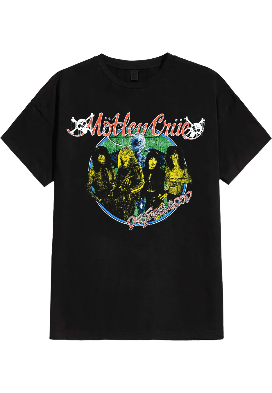 Mötley Crüe - Dr Feelgod Circle Photo - T-Shirt