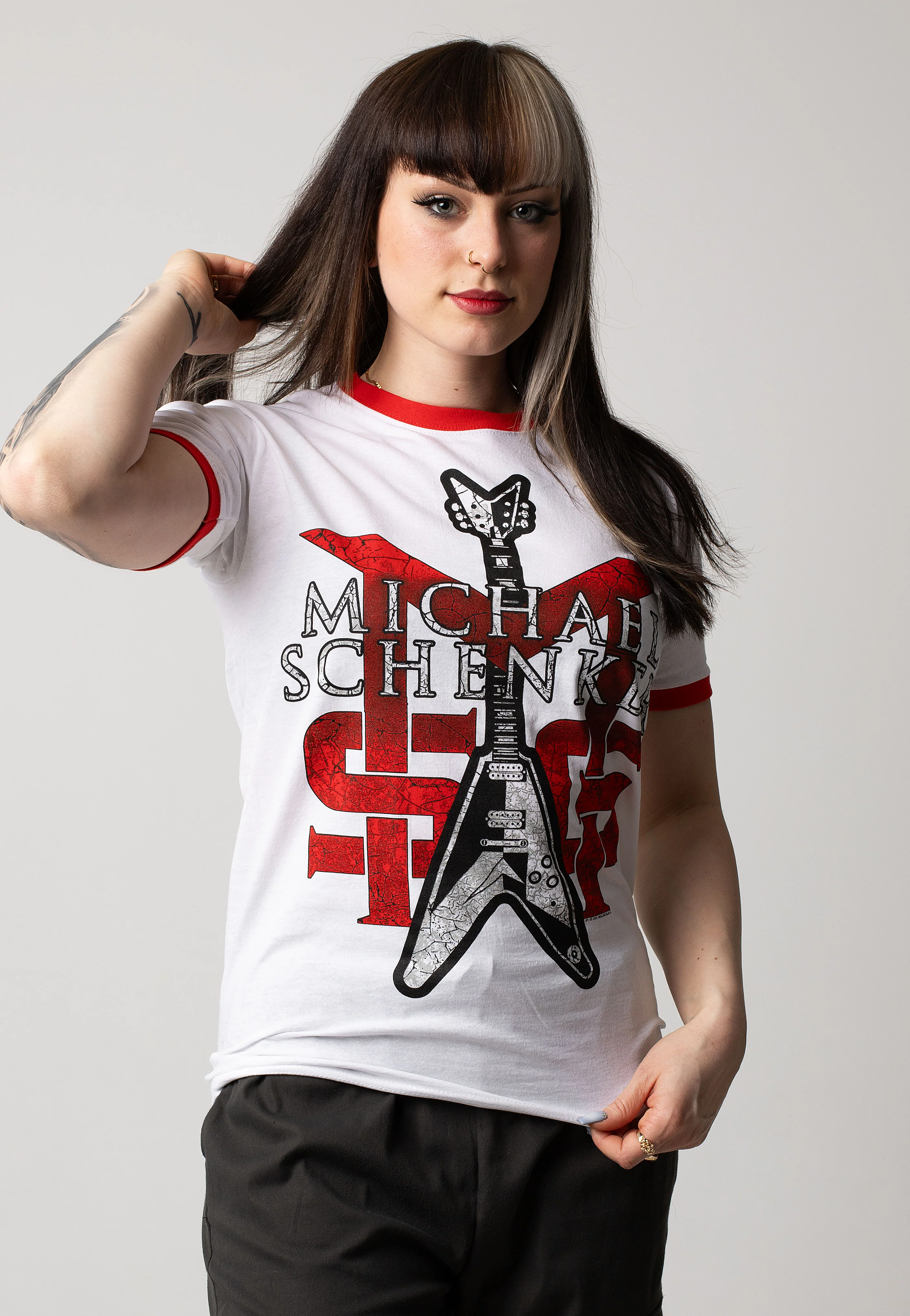 Msg (Michael Schenker Group) - Group Logo White - T-Shirt - Image 5