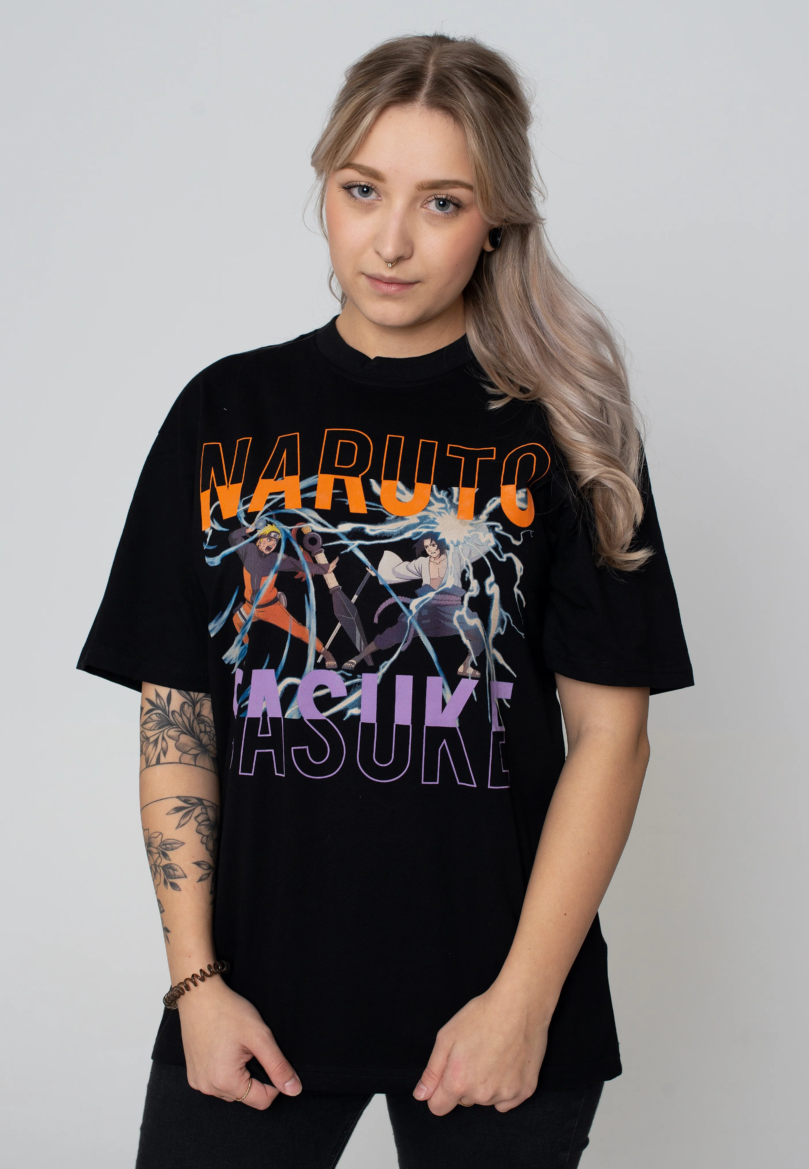 Naruto - Naruto And Sasuke - T-Shirt - Image 5