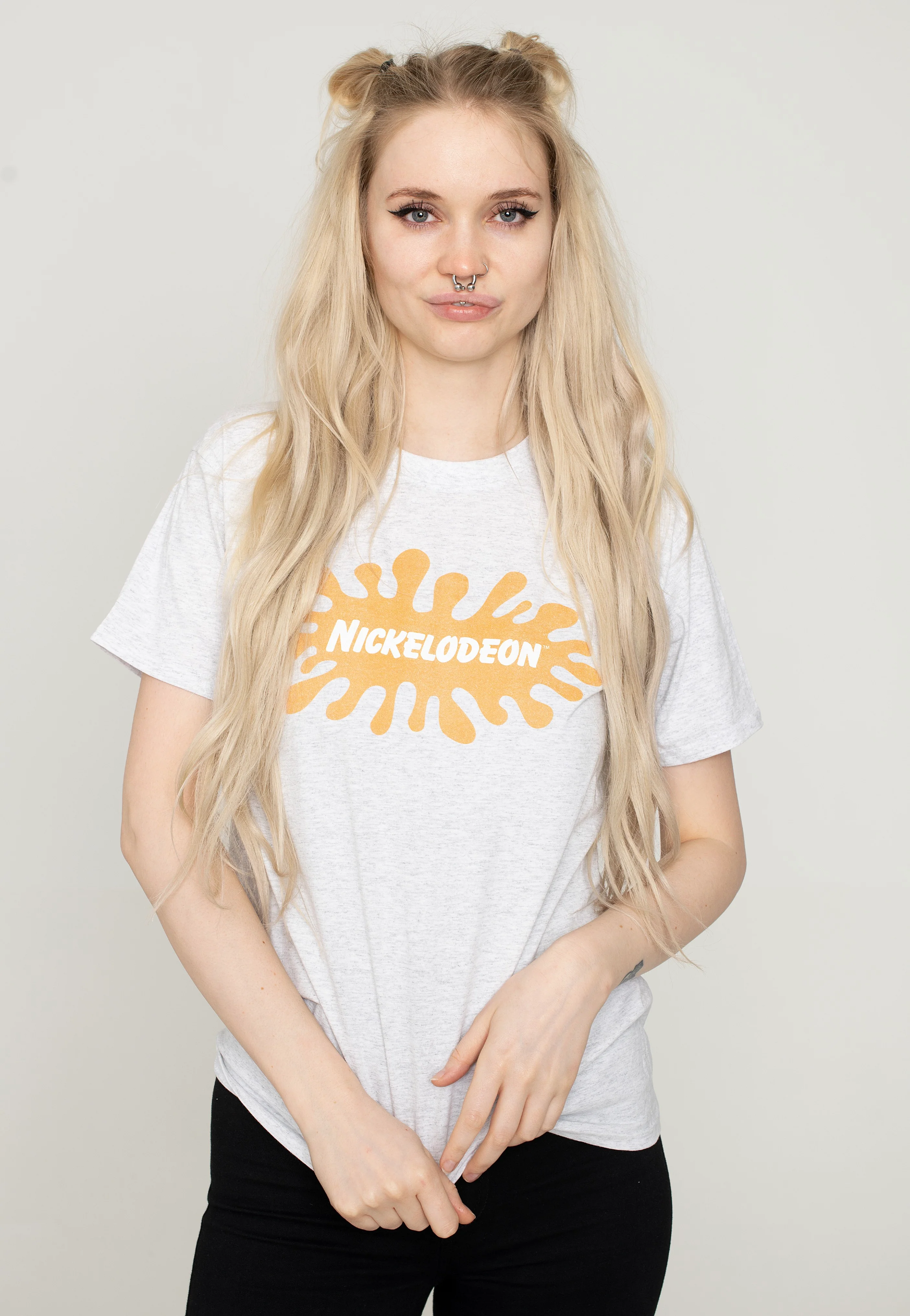 Nickelodeon - Nick Logo Ash Grey - T-Shirt - Image 5