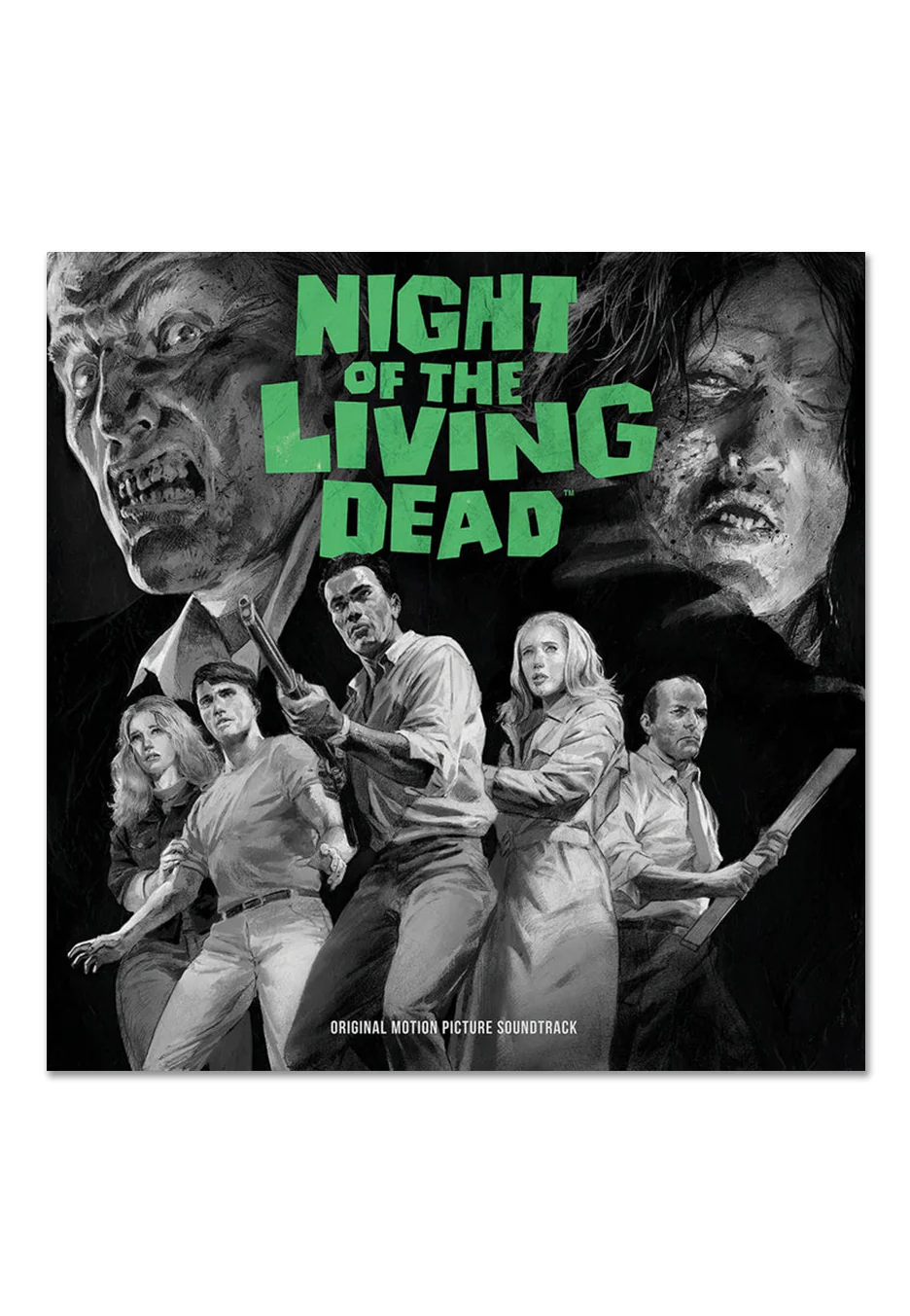 Night Of The Living Dead - Night Of The Living Dead OST Ltd. Black/White - Marbled 2 Vinyl - Image 2