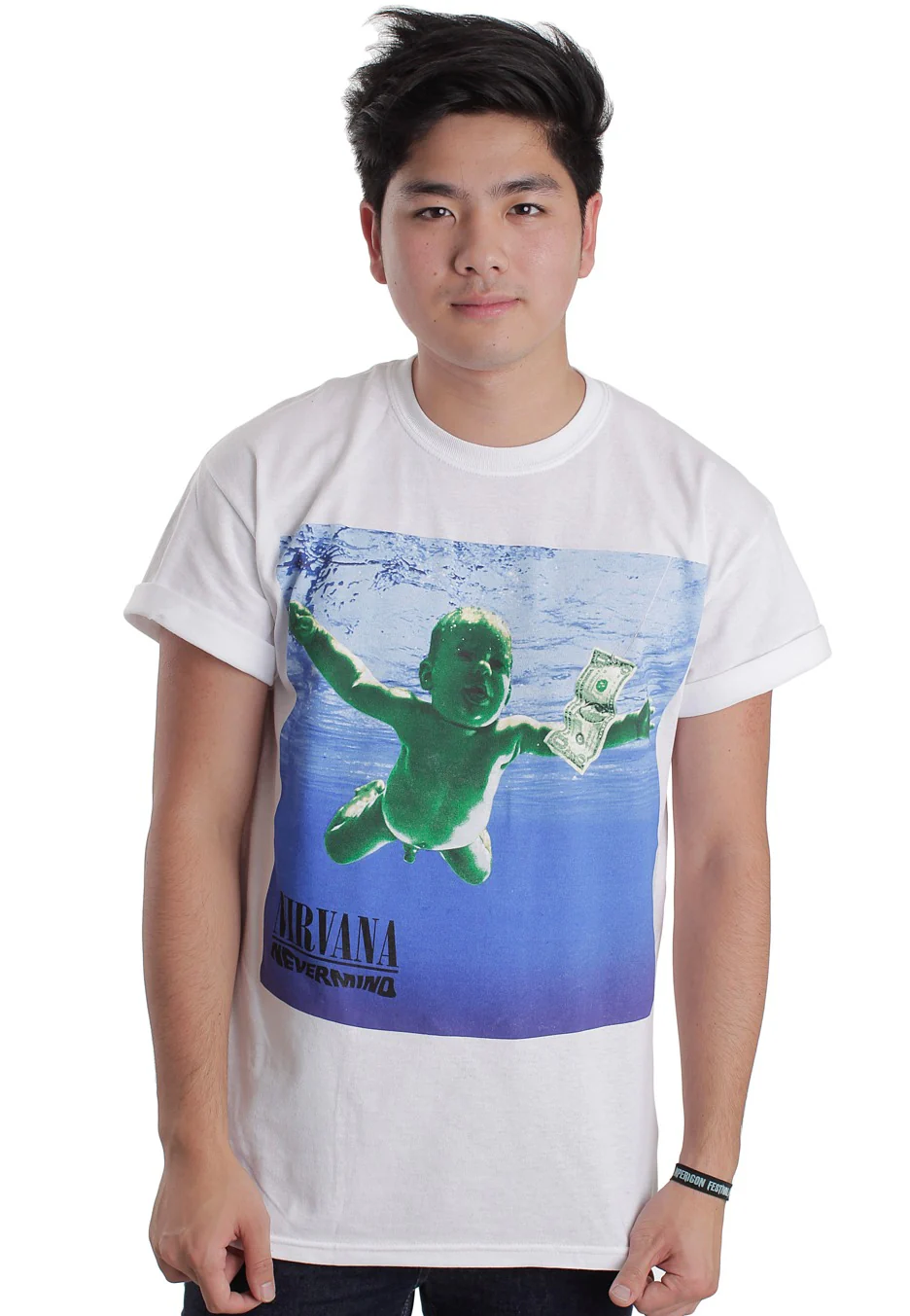 Nirvana - Nevermind White - T-Shirt