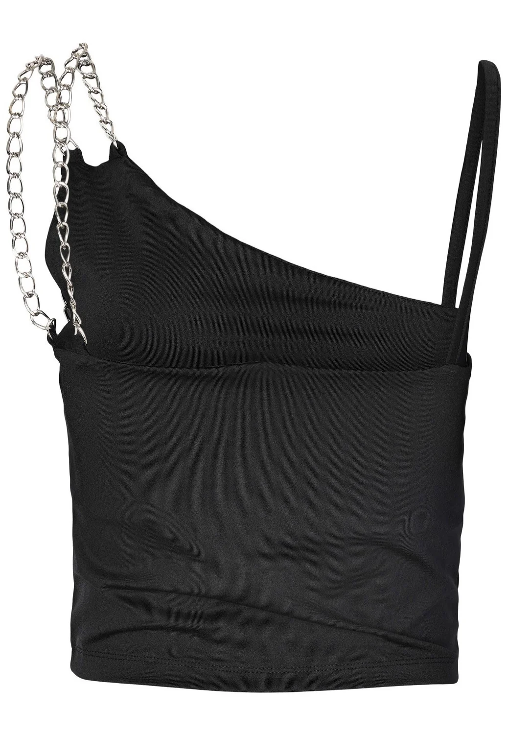 Noisy May - Celeste Singlet Chain Detail Black - Top - Image 6