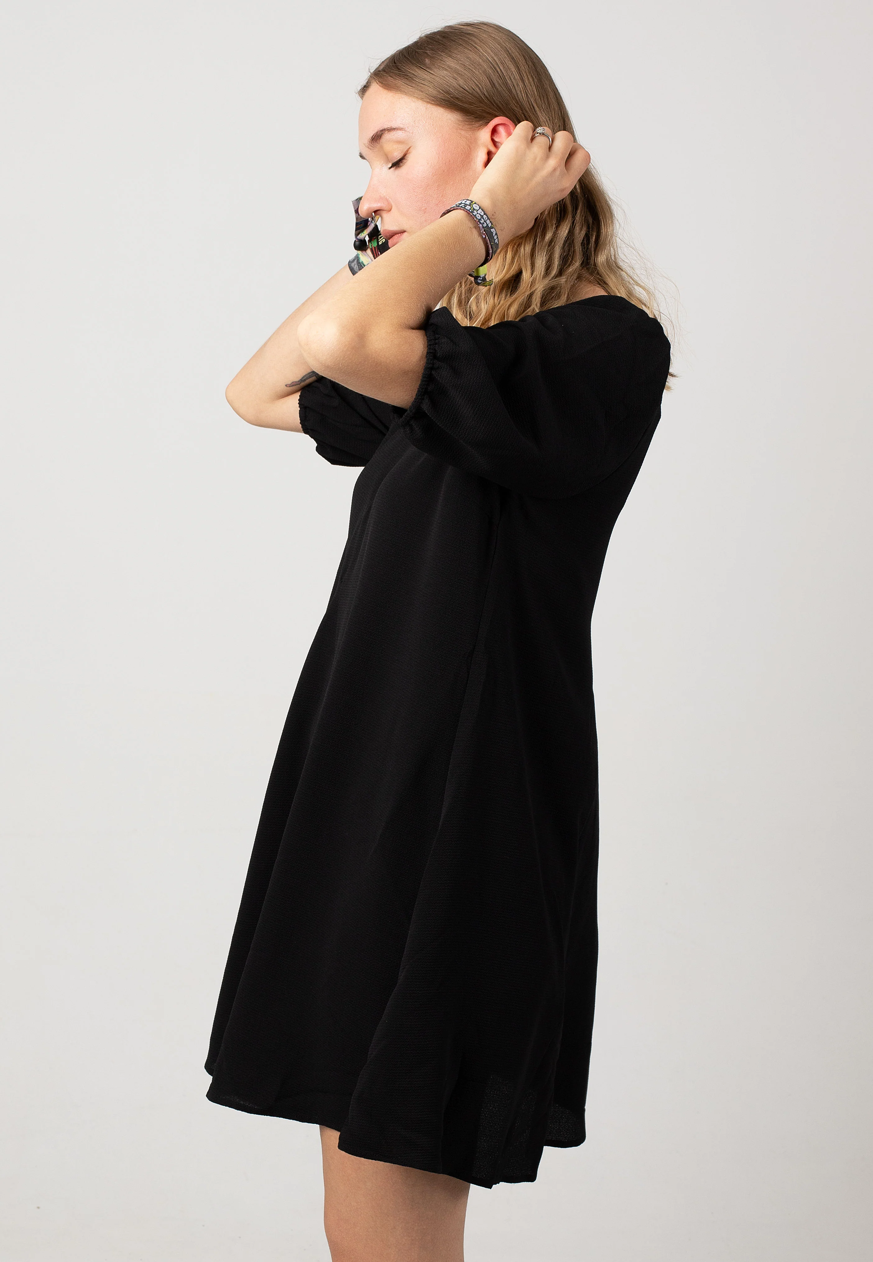 Noisy May - Clara Willow 3/4 Black - Dress - Image 2