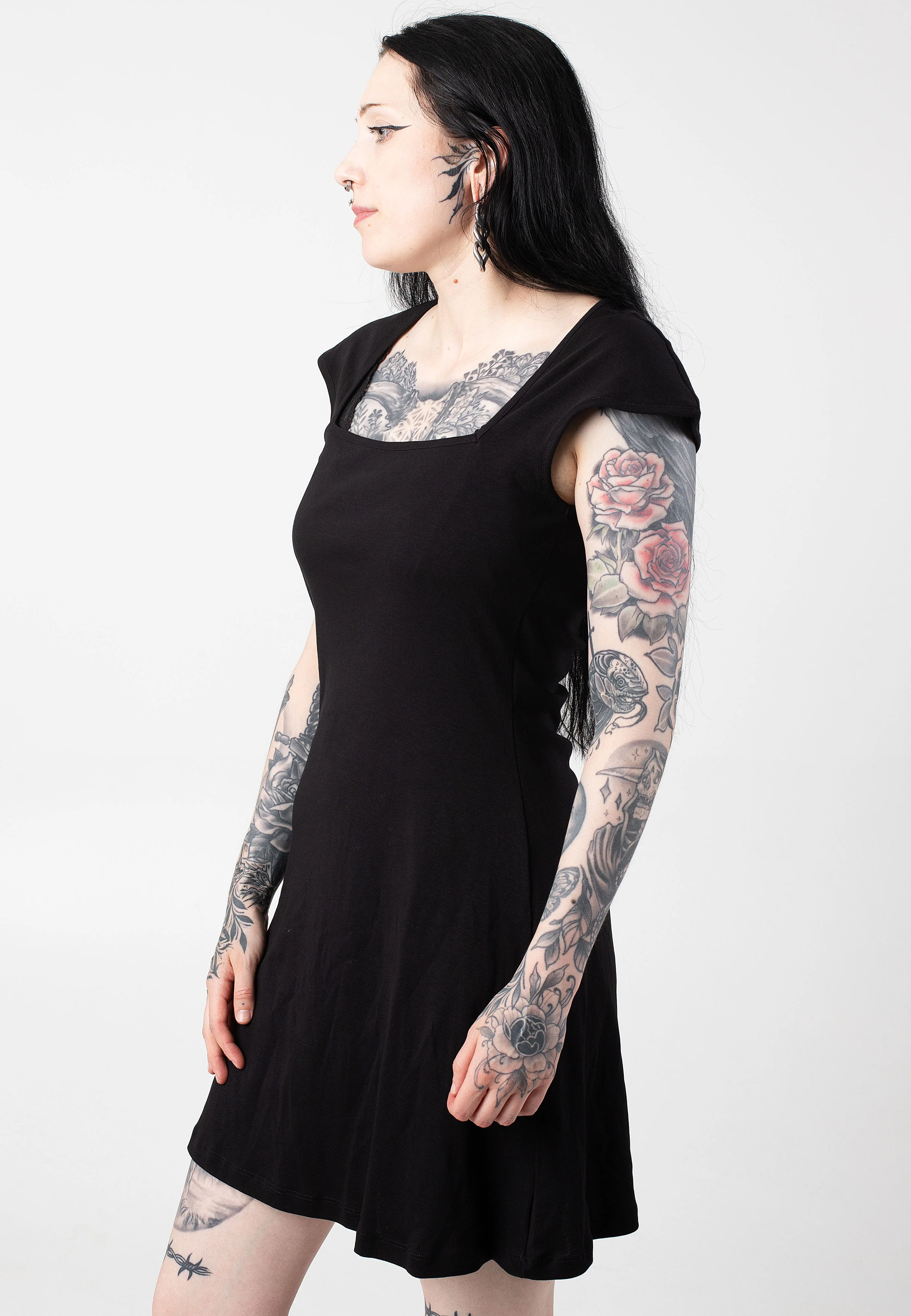 Noisy May - Dora A Shape Mini Black - Dress - Image 2