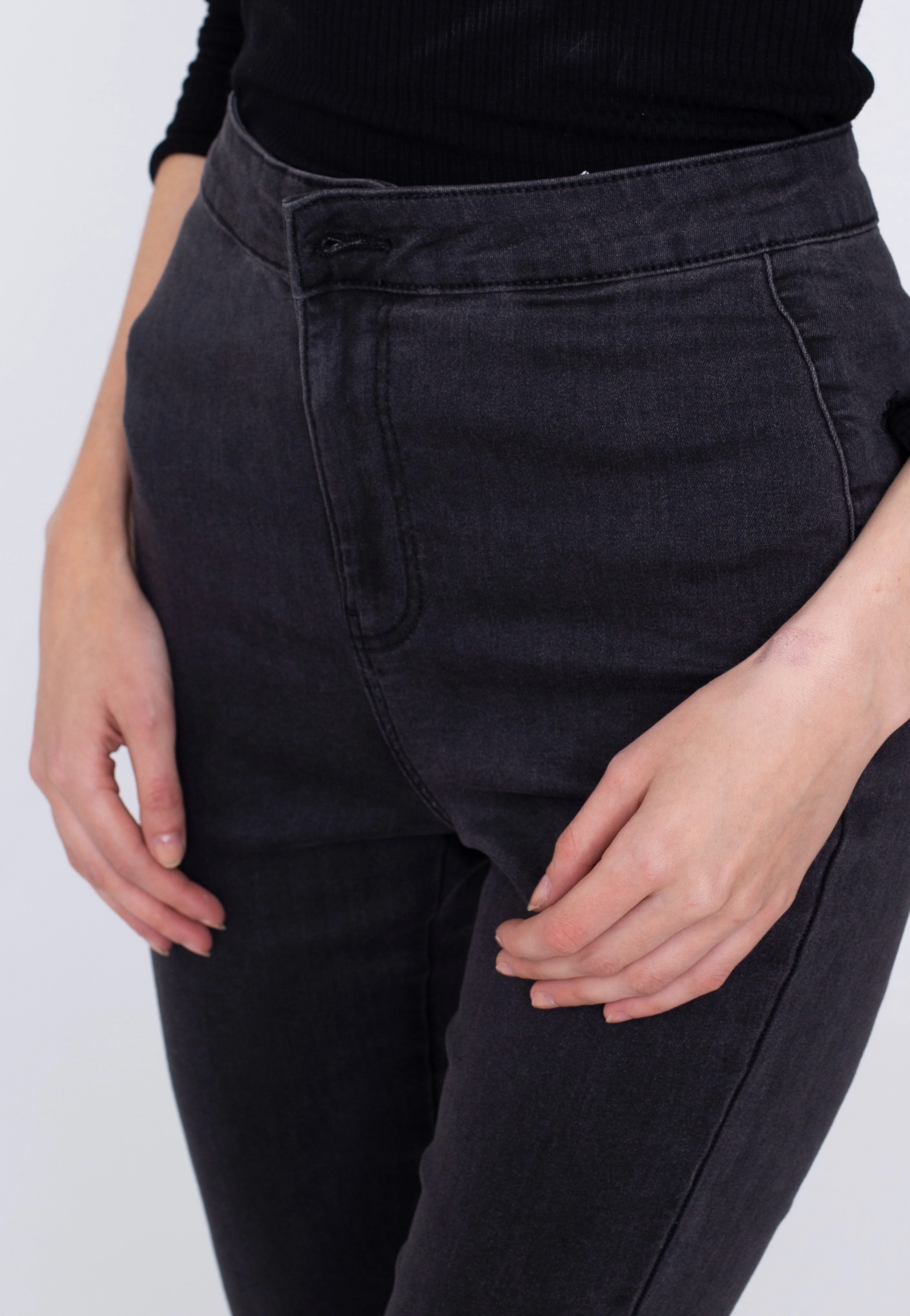 Noisy May - Ella Super Medium Grey Denim - Jeans - Image 5