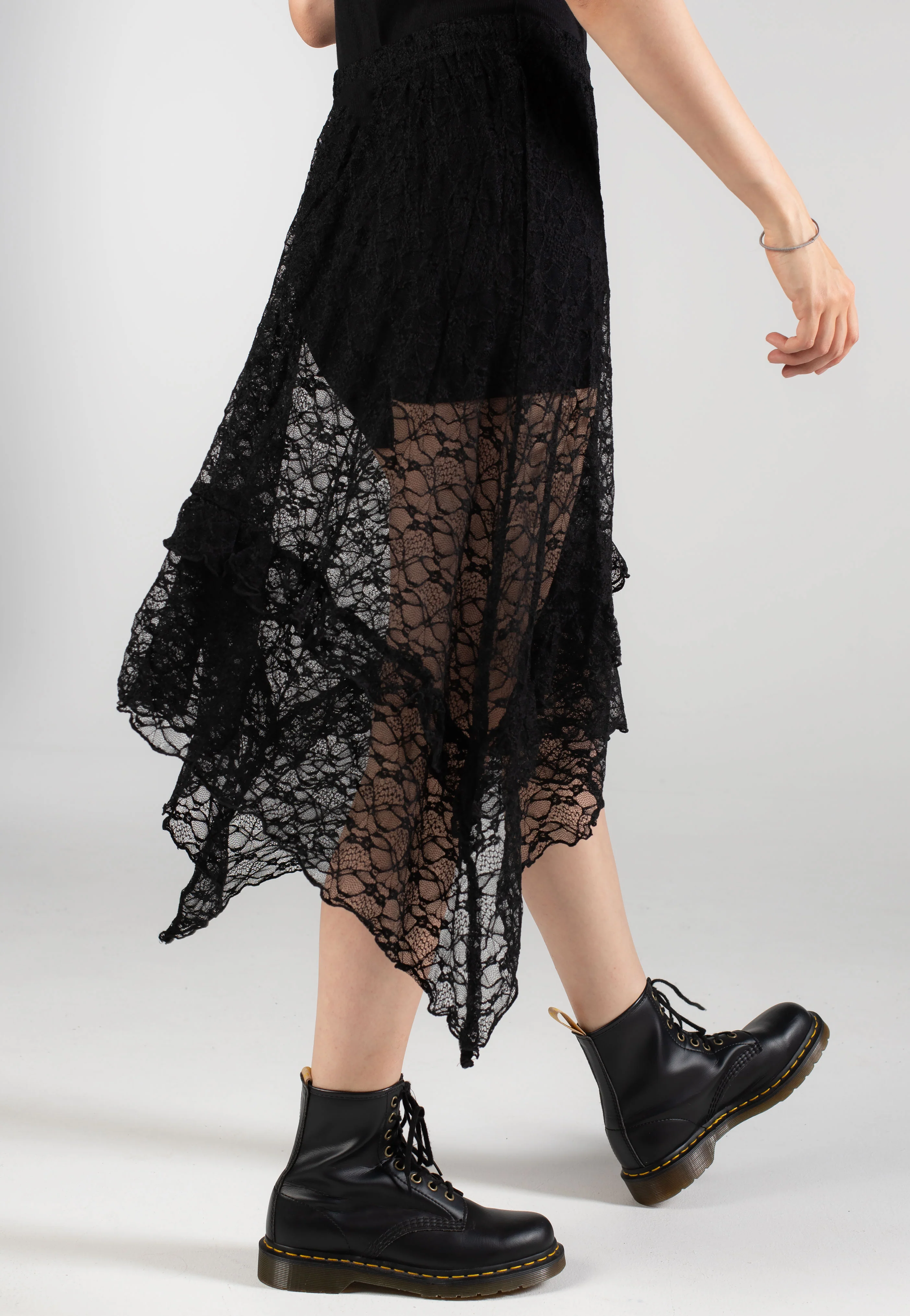Noisy May - Lacey Nw Midi Black - Skirt - Image 3