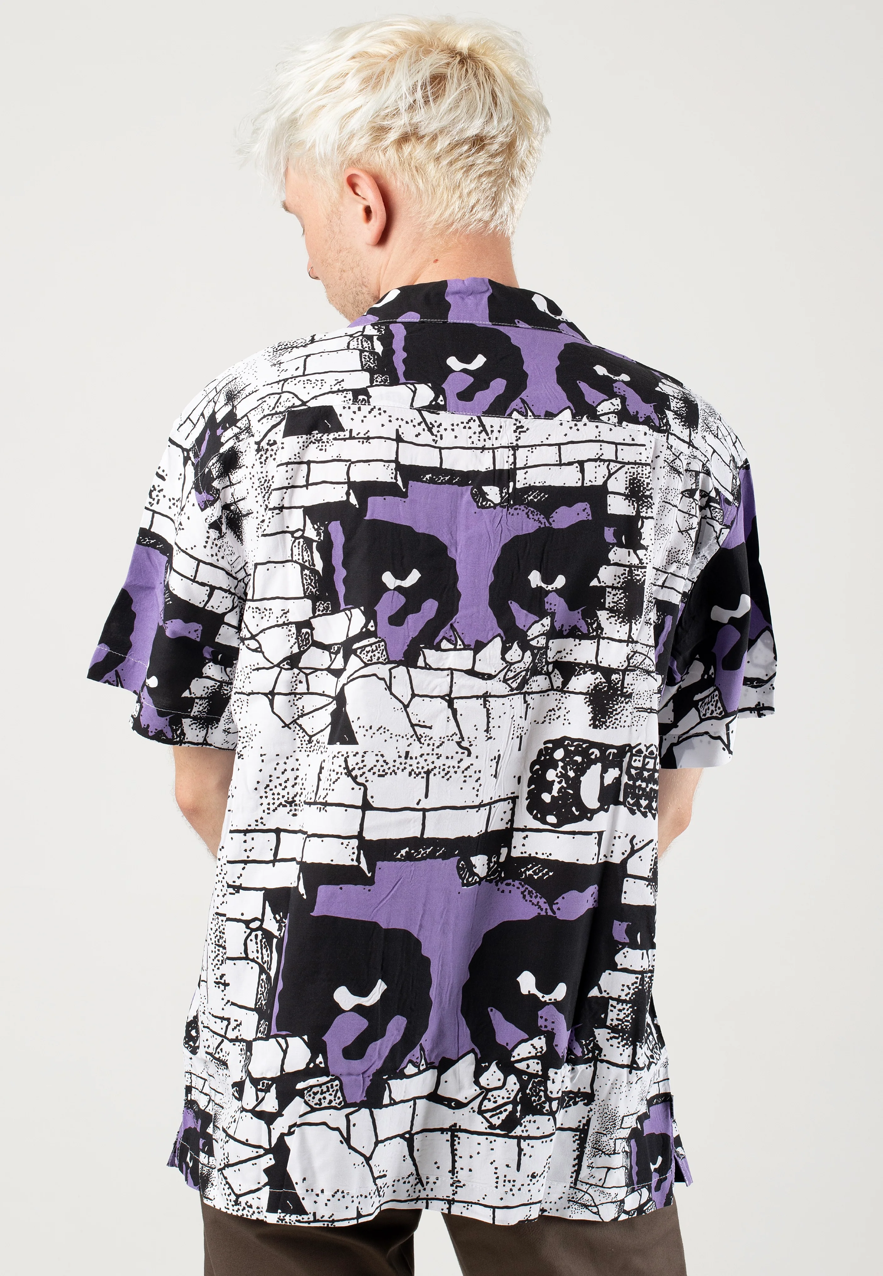 Obey - Detector Woven White Multi - Shirt - Image 2