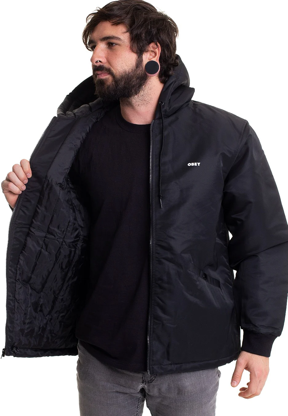 Obey - Ultra Black - Jacket - Image 5