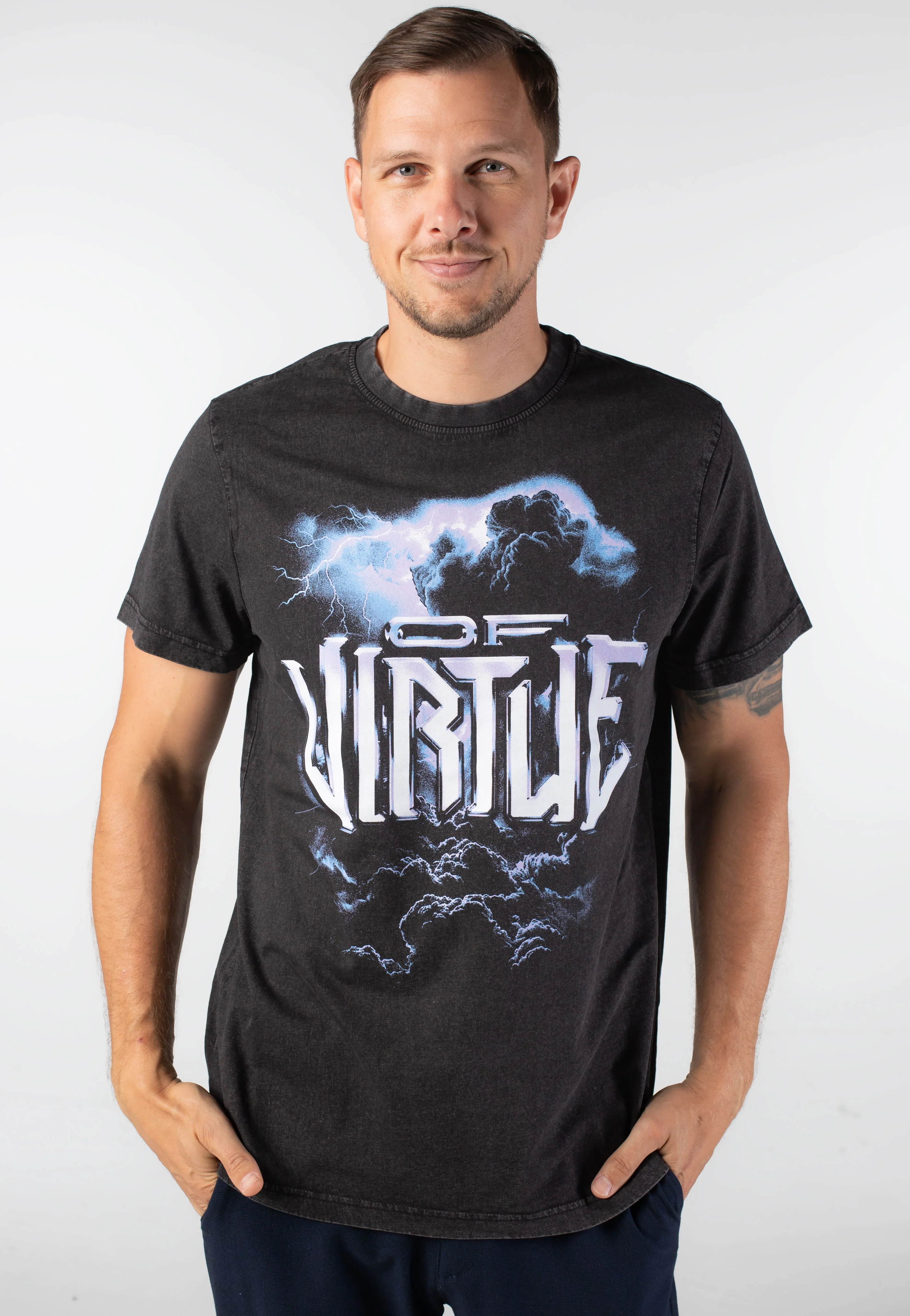 Of Virtue - Lightning Chrome - T-Shirt - Image 3