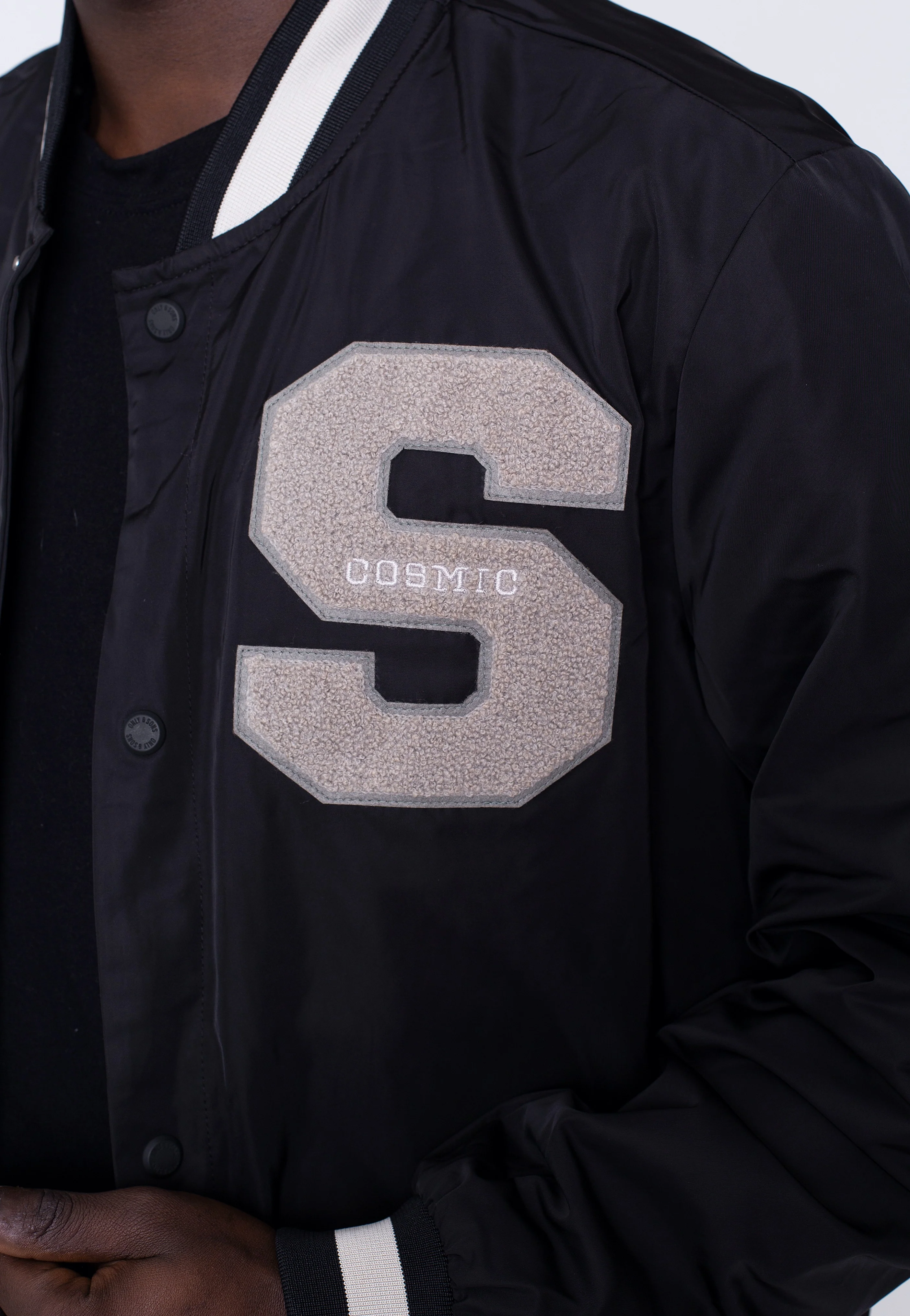 Only & Sons - Ace Varsity Black - Jacket - Image 3
