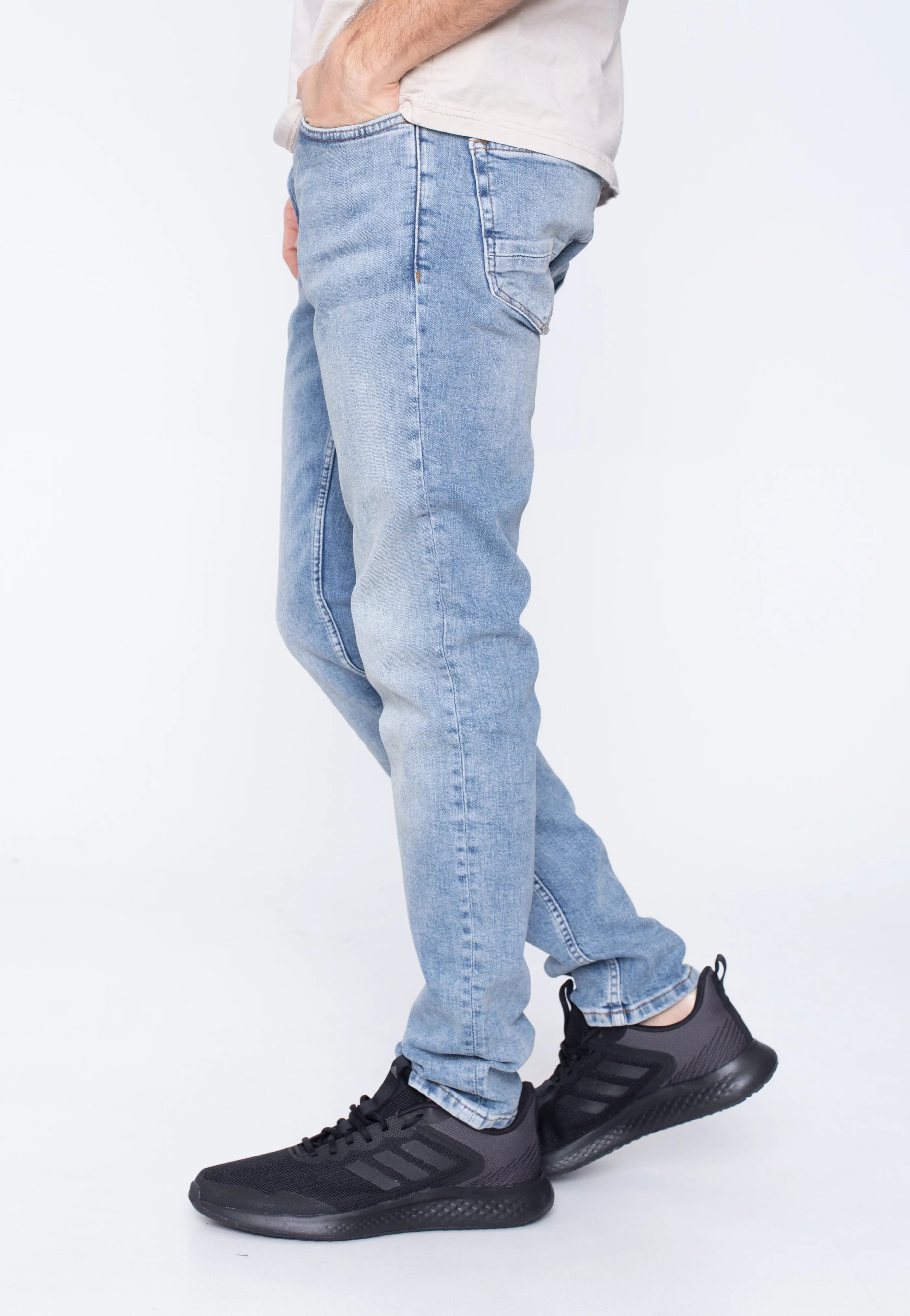 Only & Sons - Loom Slim Blue Wash Blue Denim - Jeans - Image 2