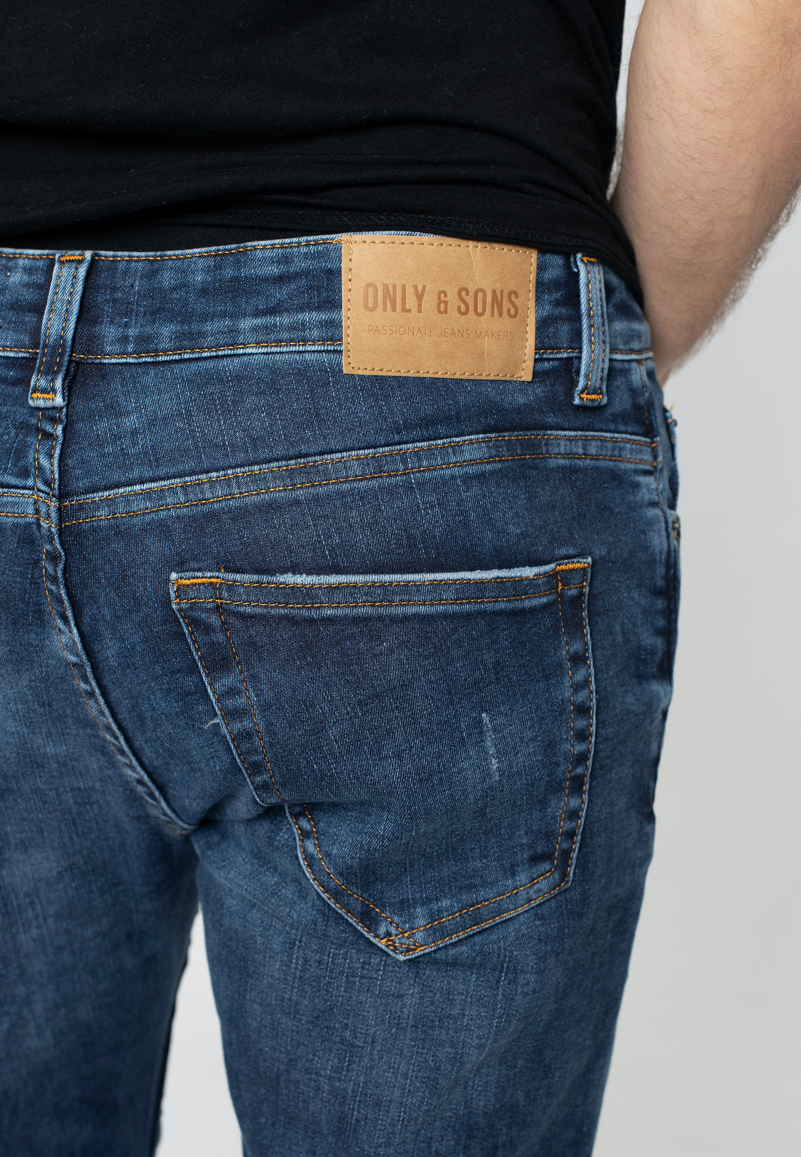 Only & Sons - Loom Slim Dark Blue - Jeans - Image 5