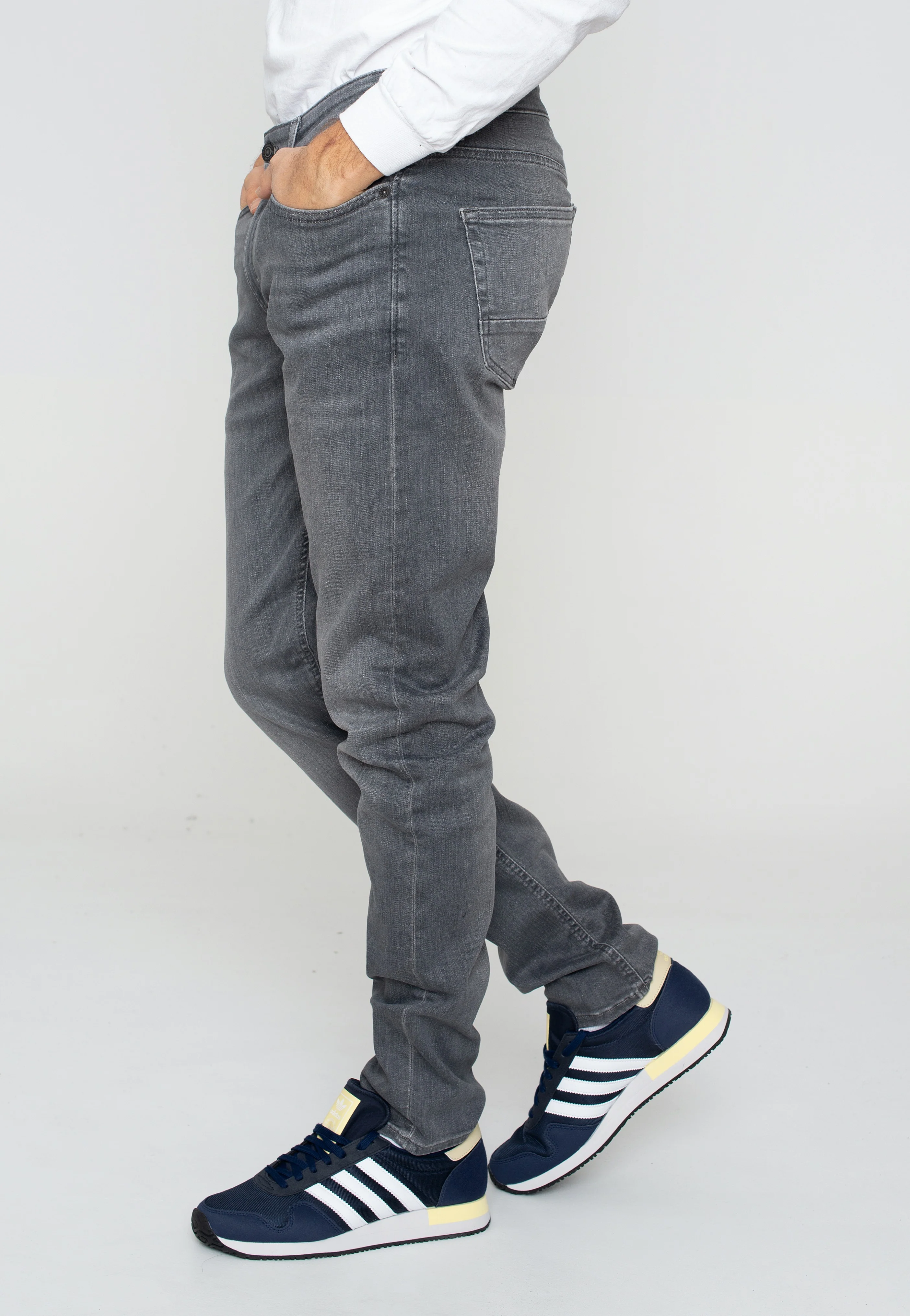 Only & Sons - Loom Slim Grey Denim - Jeans - Image 2