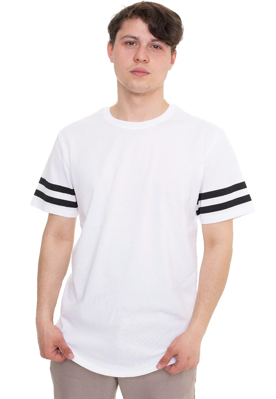 Only & Sons - Matt Life Longy Solid & Stripe Pack Of 2 Black - T-Shirt - Image 2