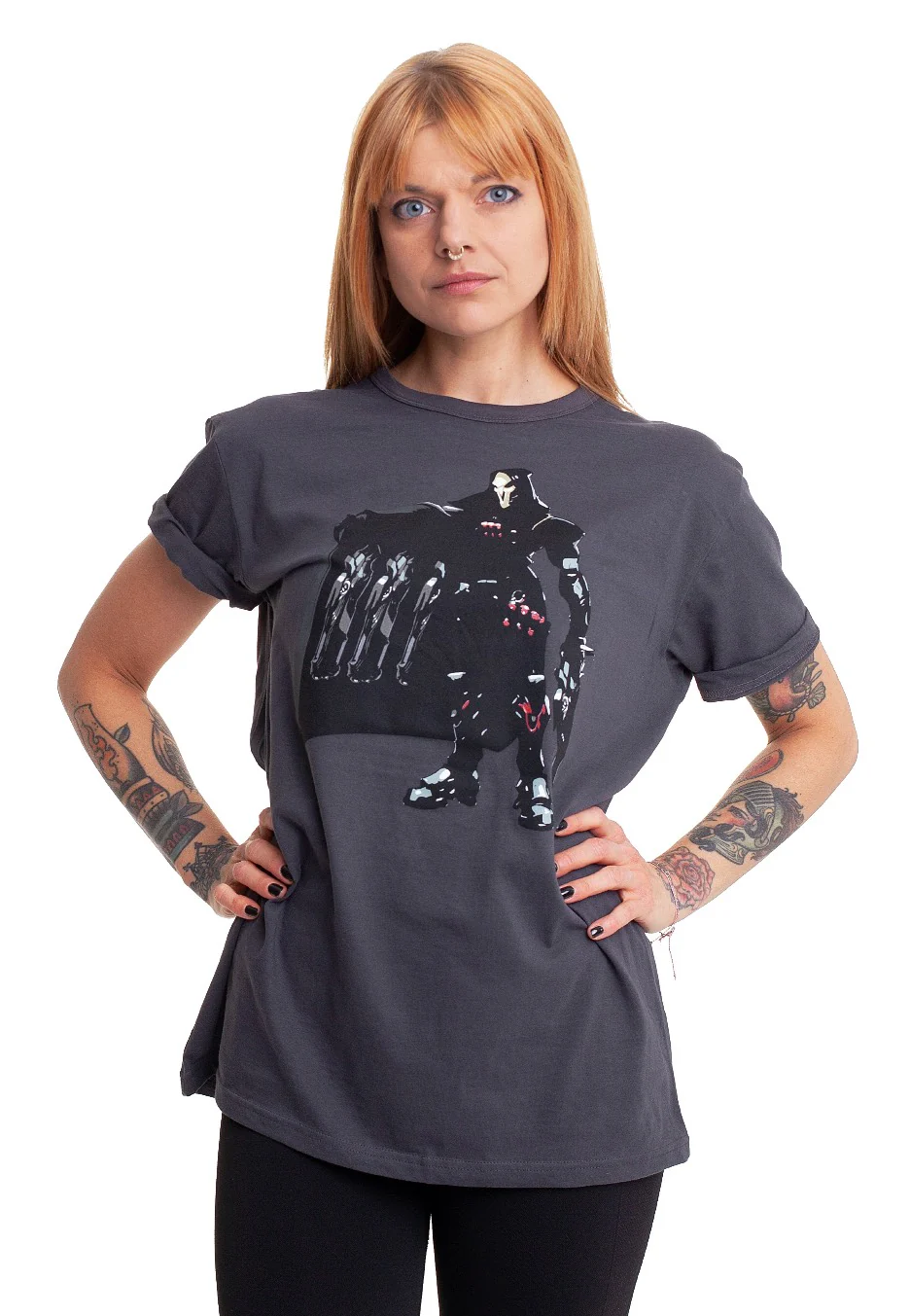 Overwatch - Reaper Grey - T-Shirt - Image 5