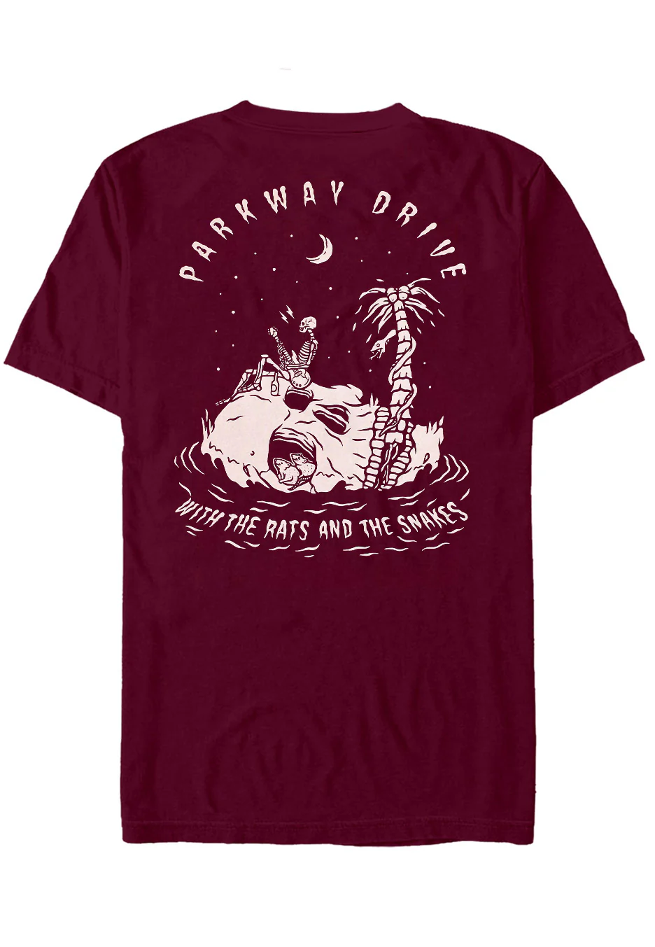 Parkway Drive - Rats And Snakes Burgundy - T-Shirt - Image 2
