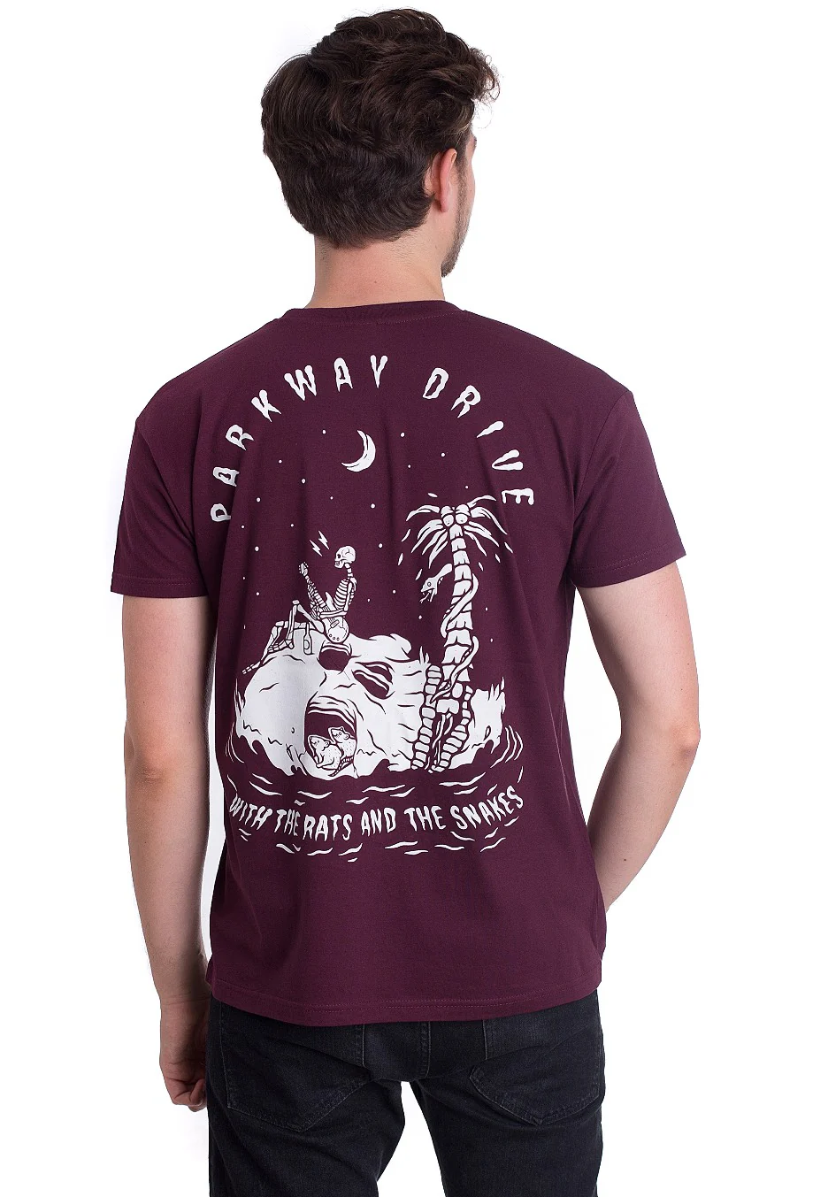 Parkway Drive - Rats And Snakes Burgundy - T-Shirt - Image 4
