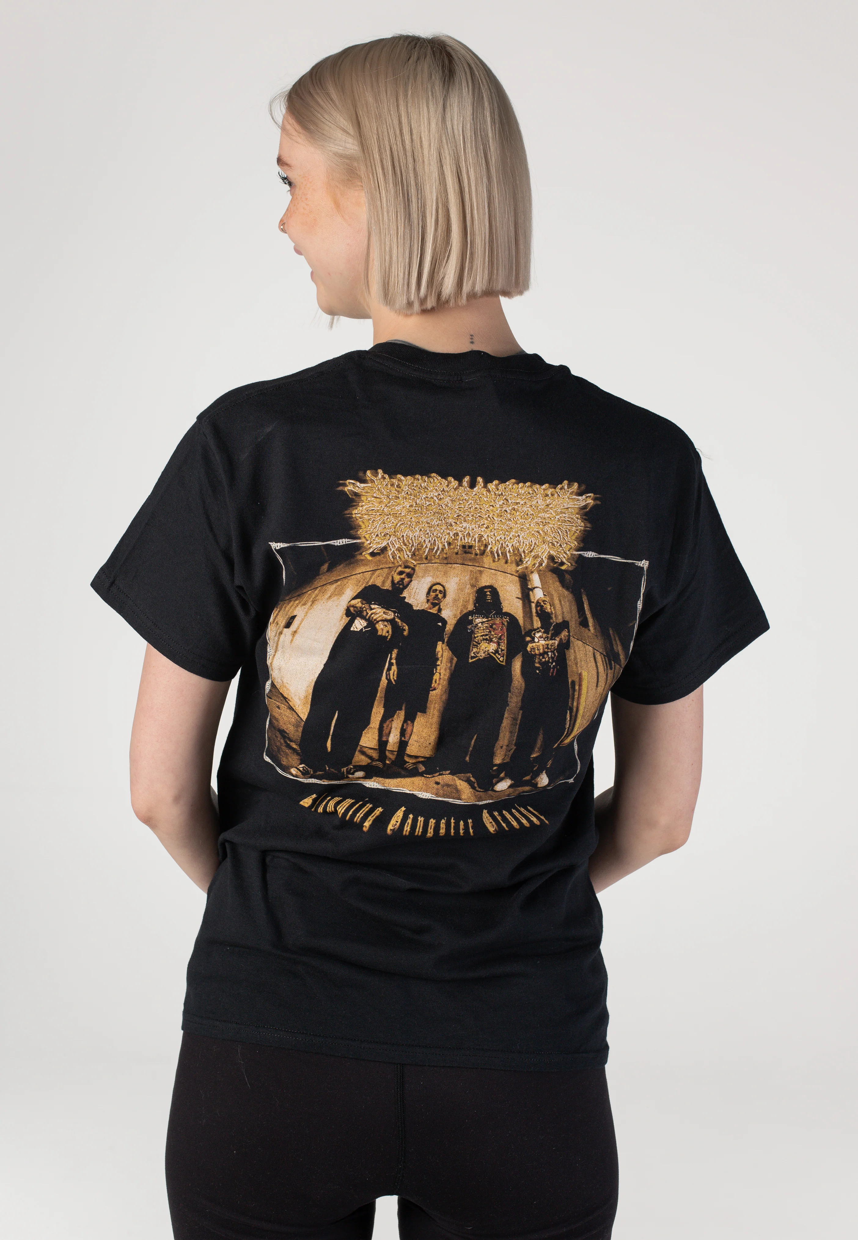 Peeling Flesh - Gold Chrome - T-Shirt - Image 6