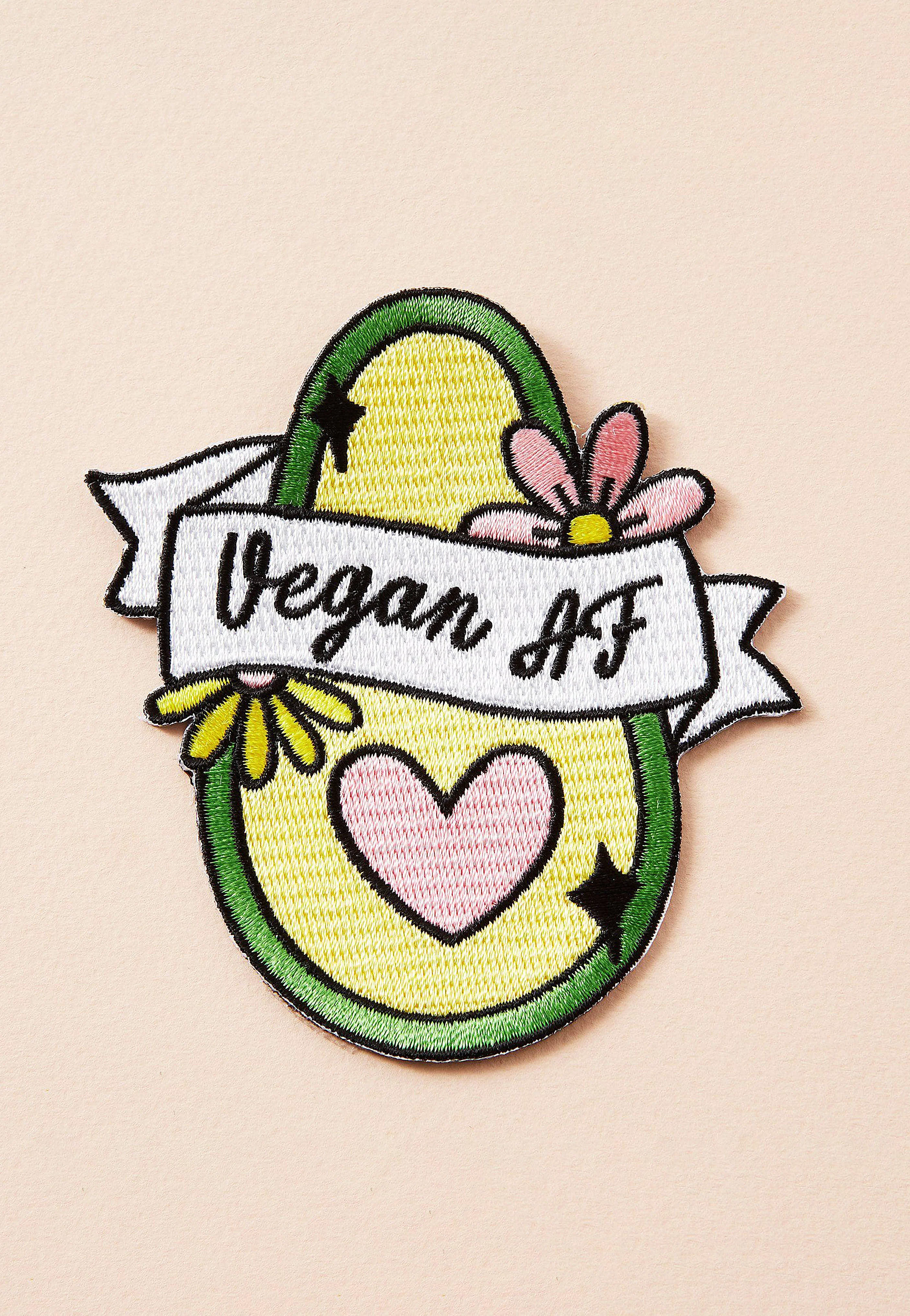 Punky Pins - Vegan Af Avo Iron On - Patch - Image 2