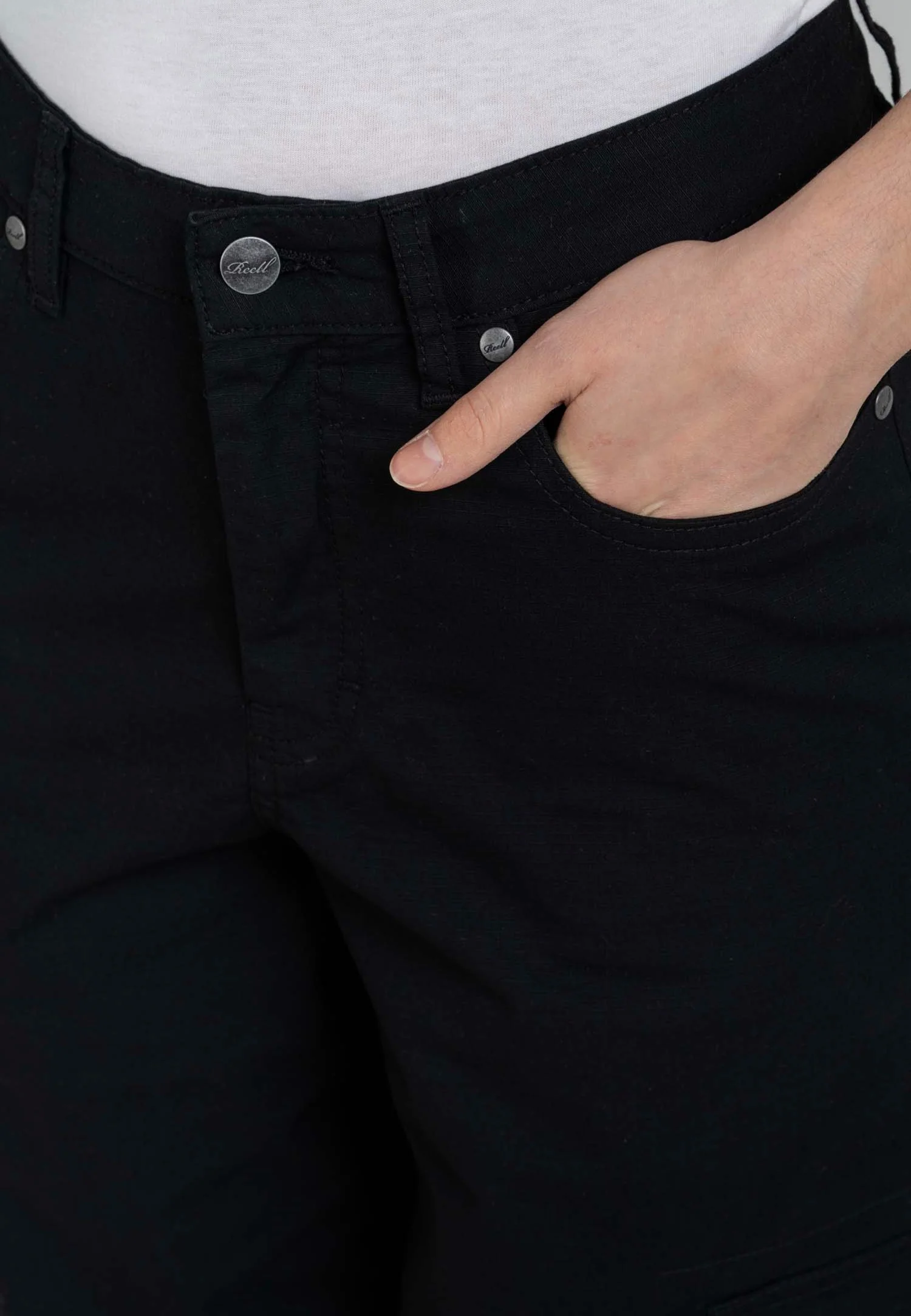 REELL - Mia Cargo Deep Black - Pants - Image 2